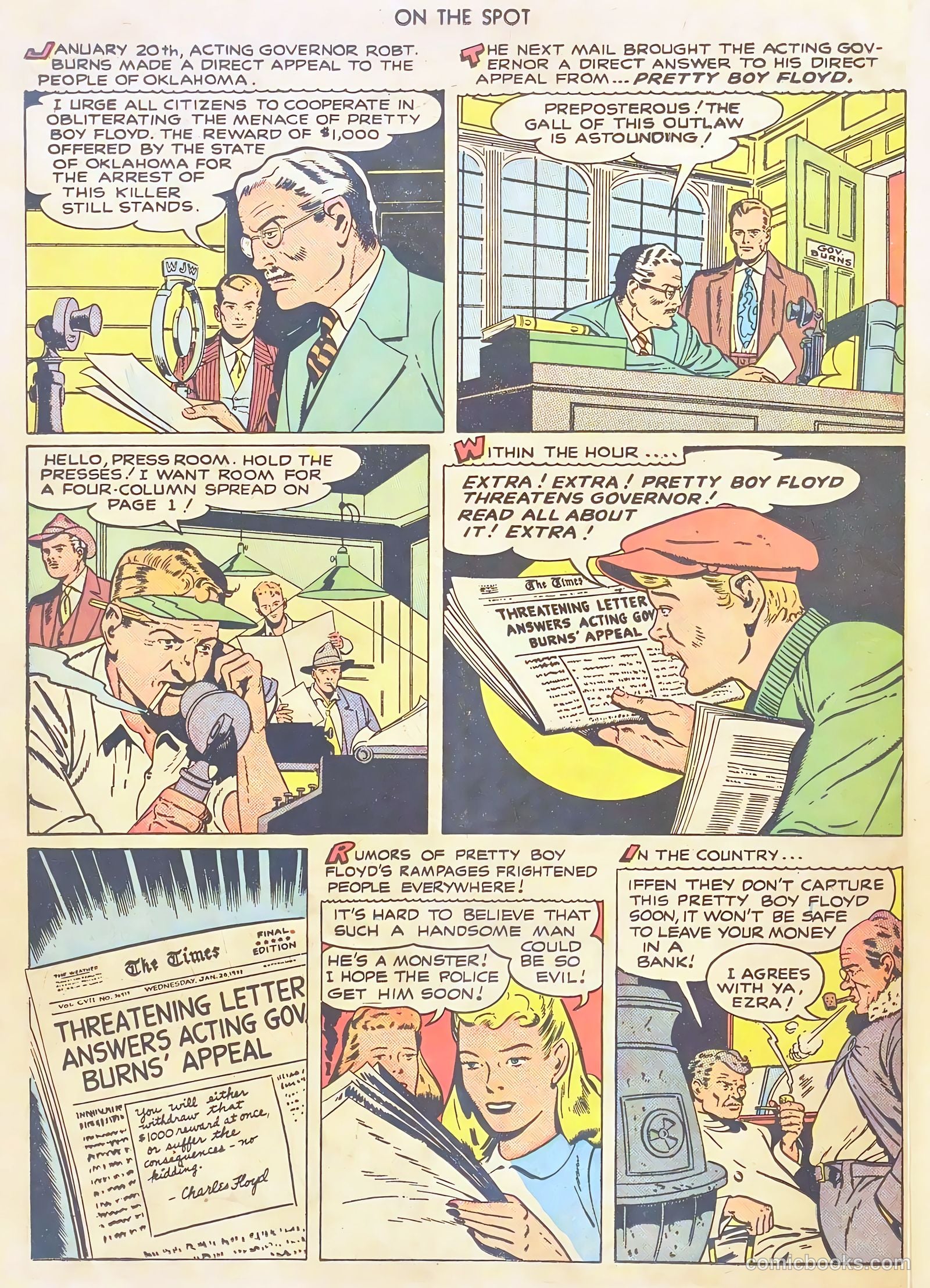 On the Spot #1 (1948) — page 30 of 52