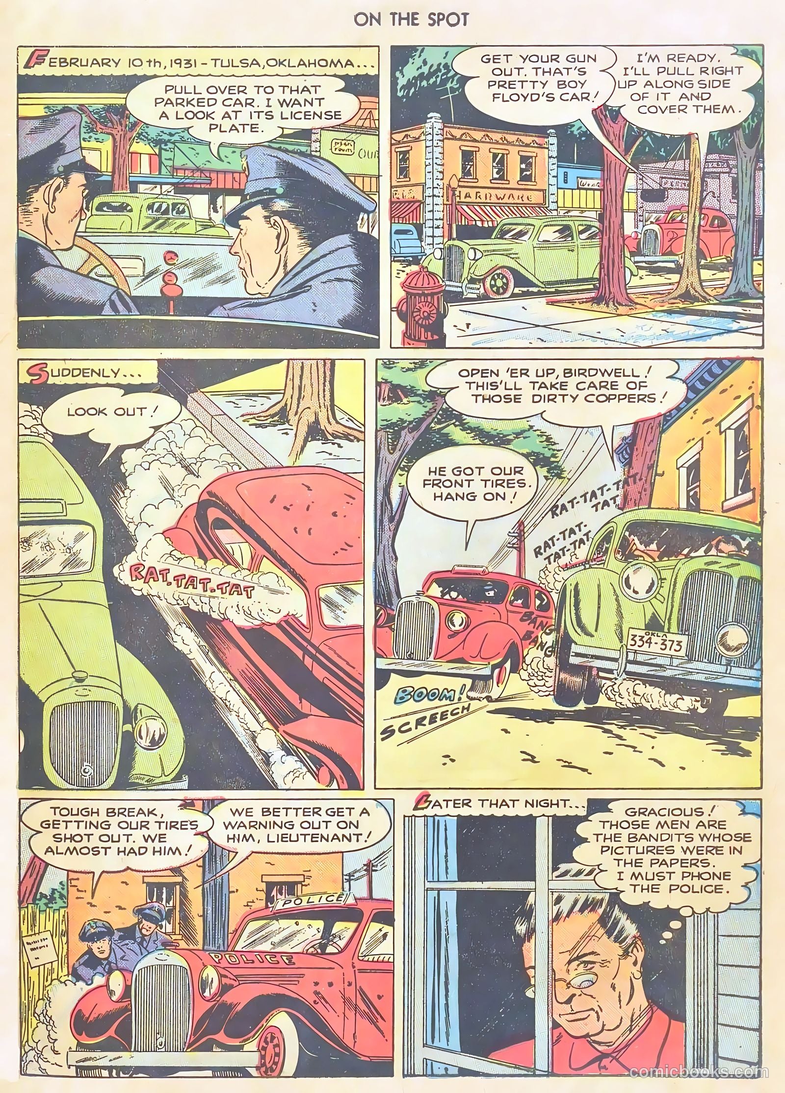 On the Spot #1 (1948) — page 33 of 52