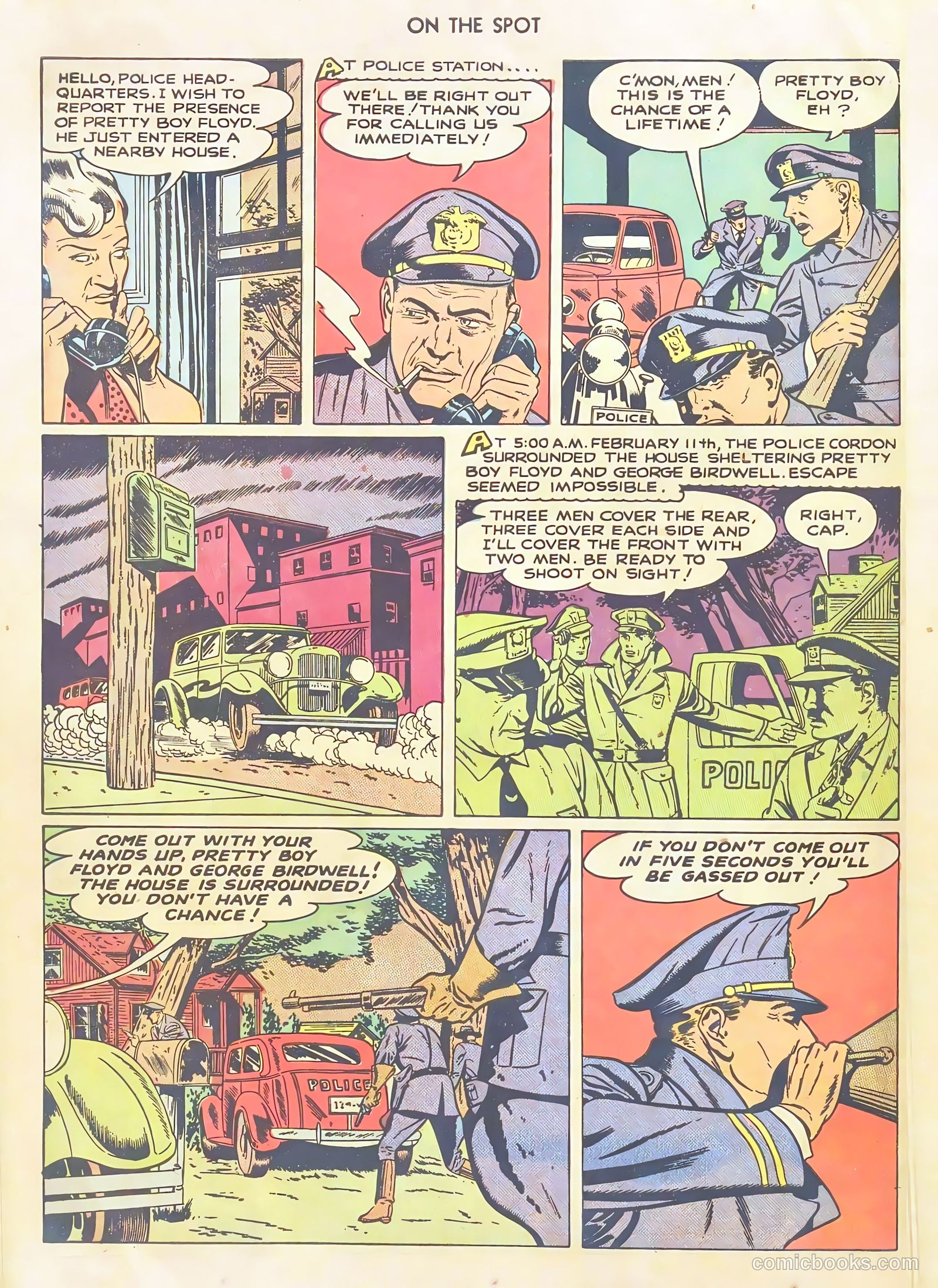 On the Spot #1 (1948) — page 34 of 52