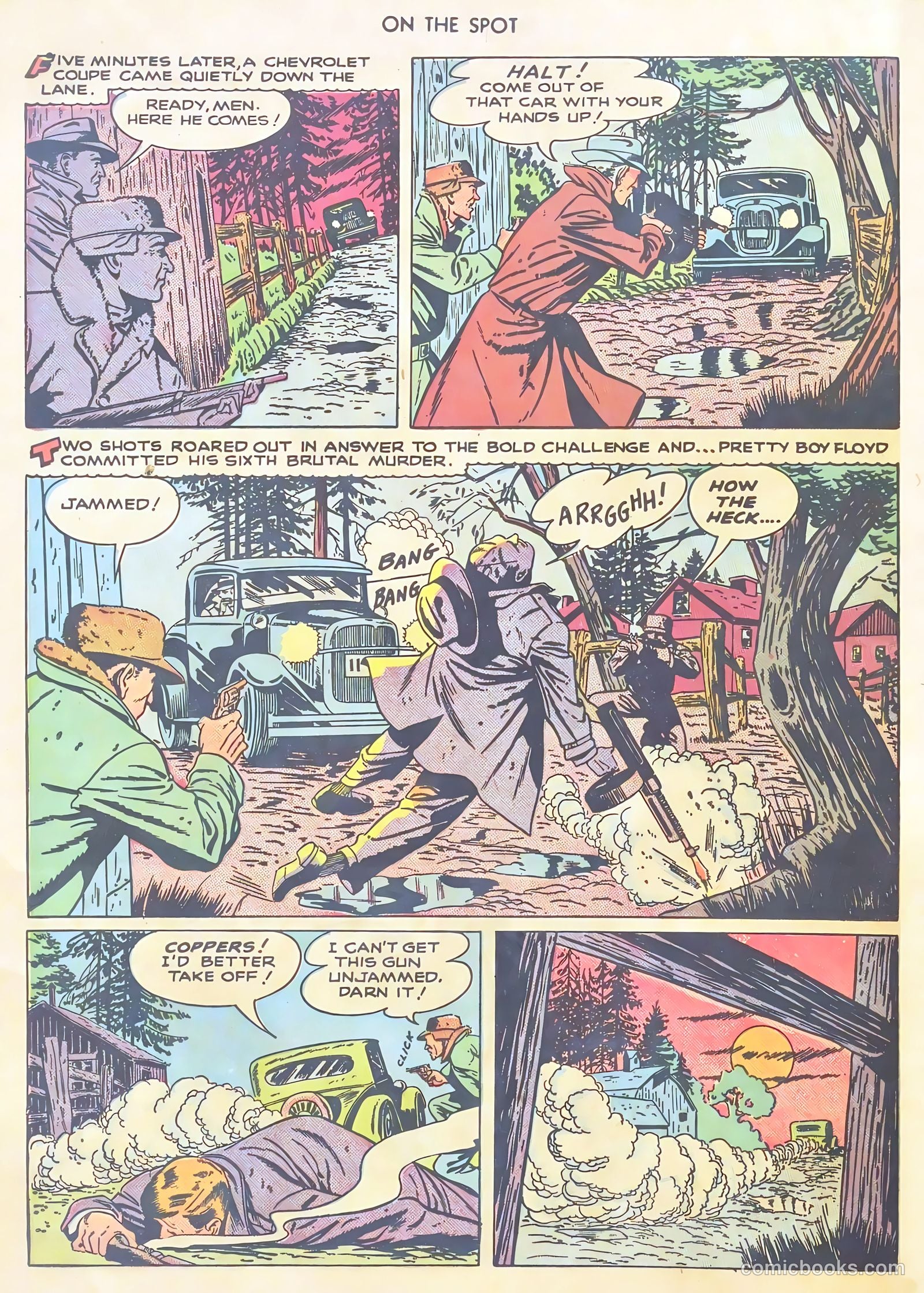 On the Spot #1 (1948) — page 40 of 52