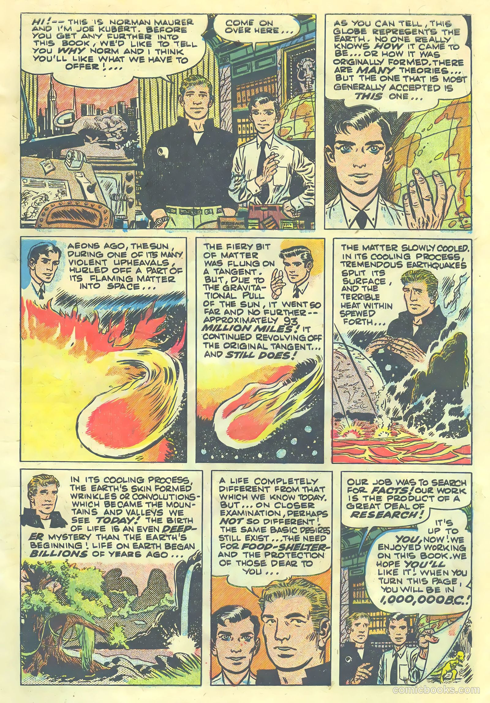 One Million Years Ago #1 (1953) — page 3 of 36