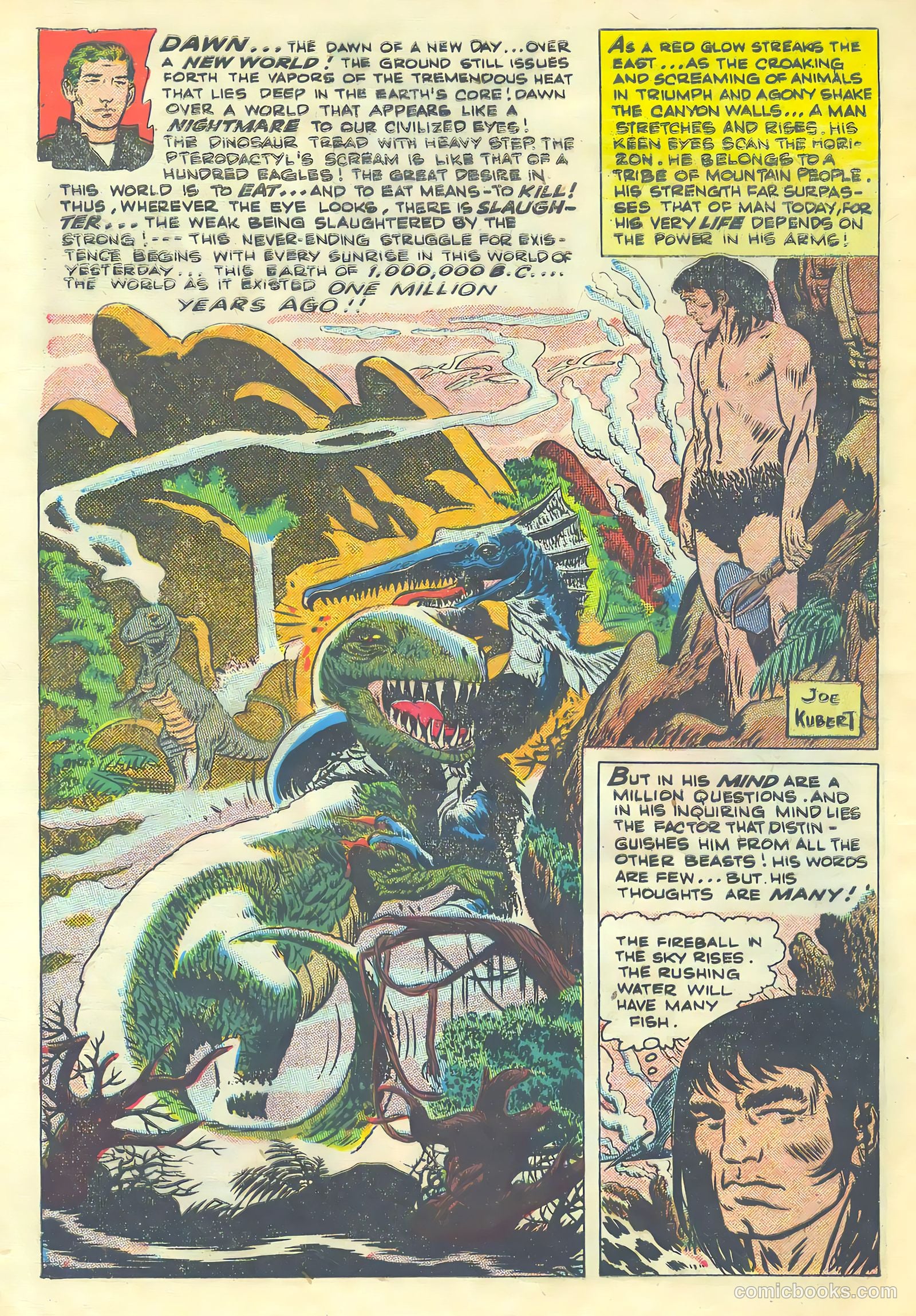 One Million Years Ago #1 (1953) — page 4 of 36