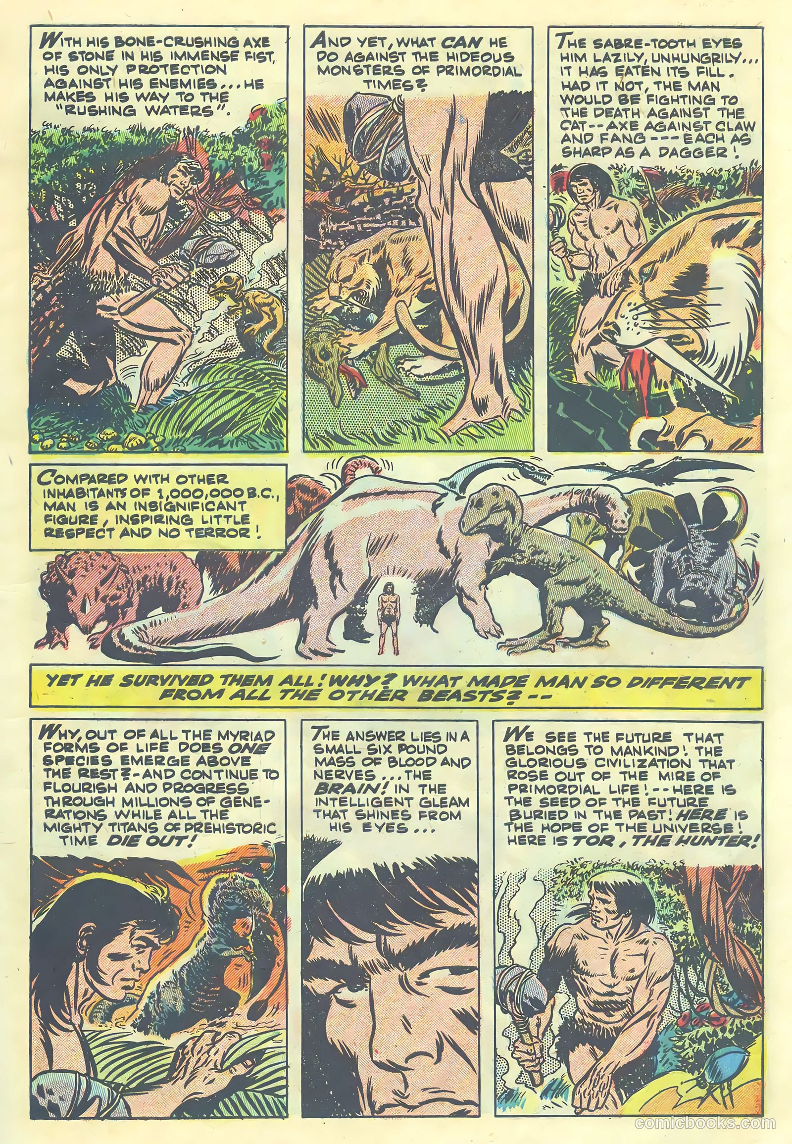 One Million Years Ago #1 (1953) — page 5 of 36