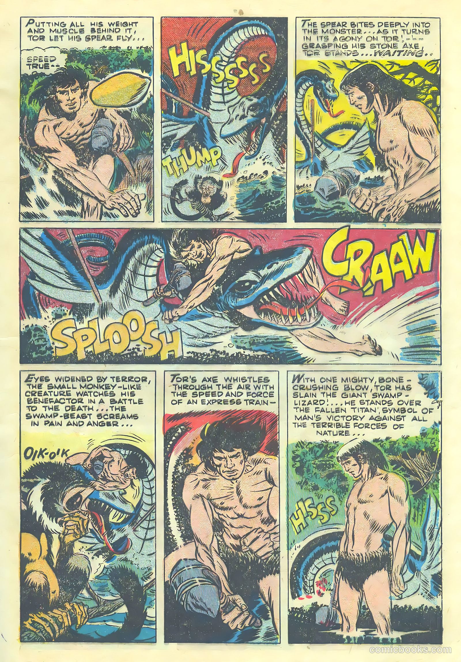 One Million Years Ago #1 (1953) — page 7 of 36