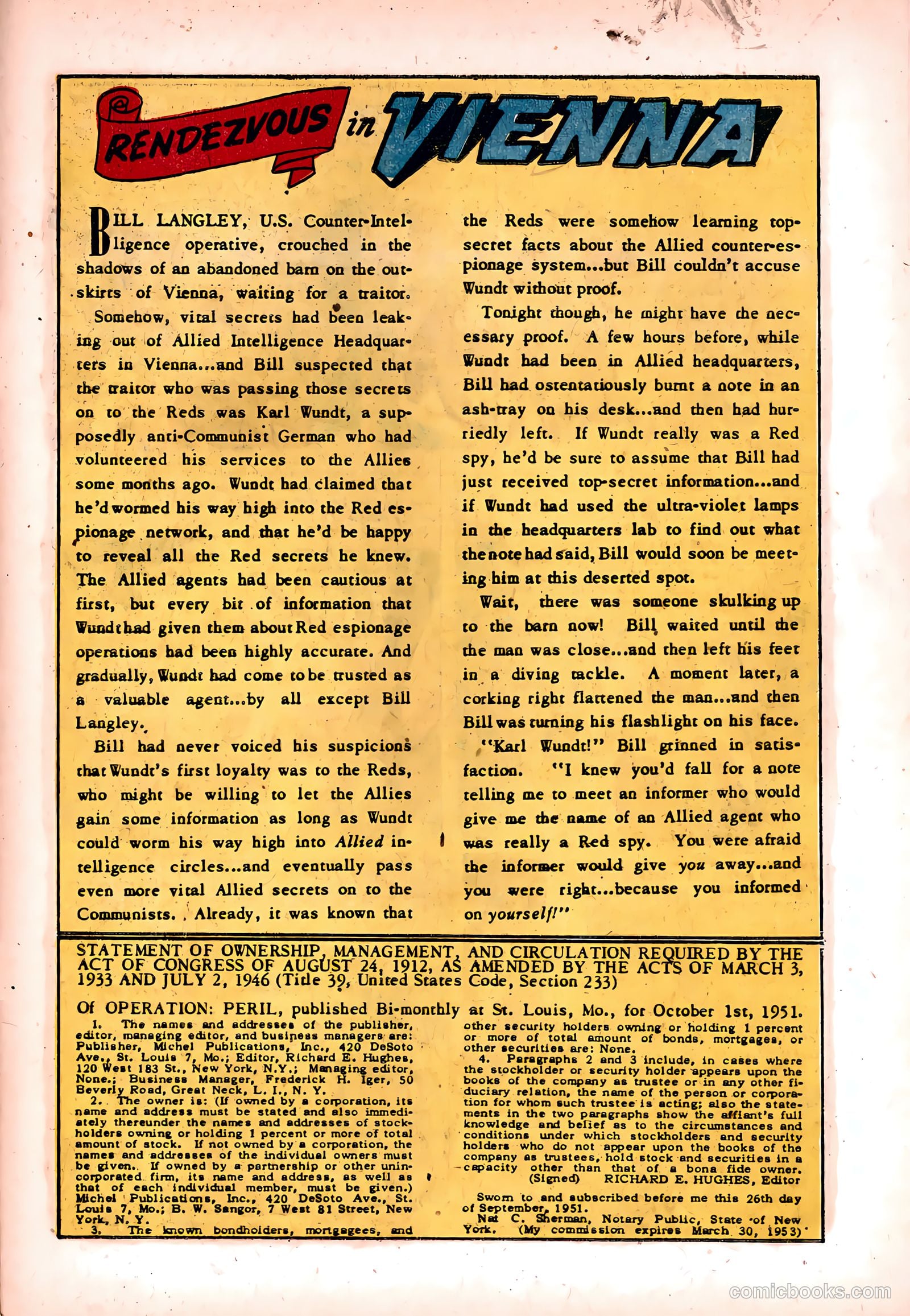 Operation: Peril #10 (1952) — page 30 of 36