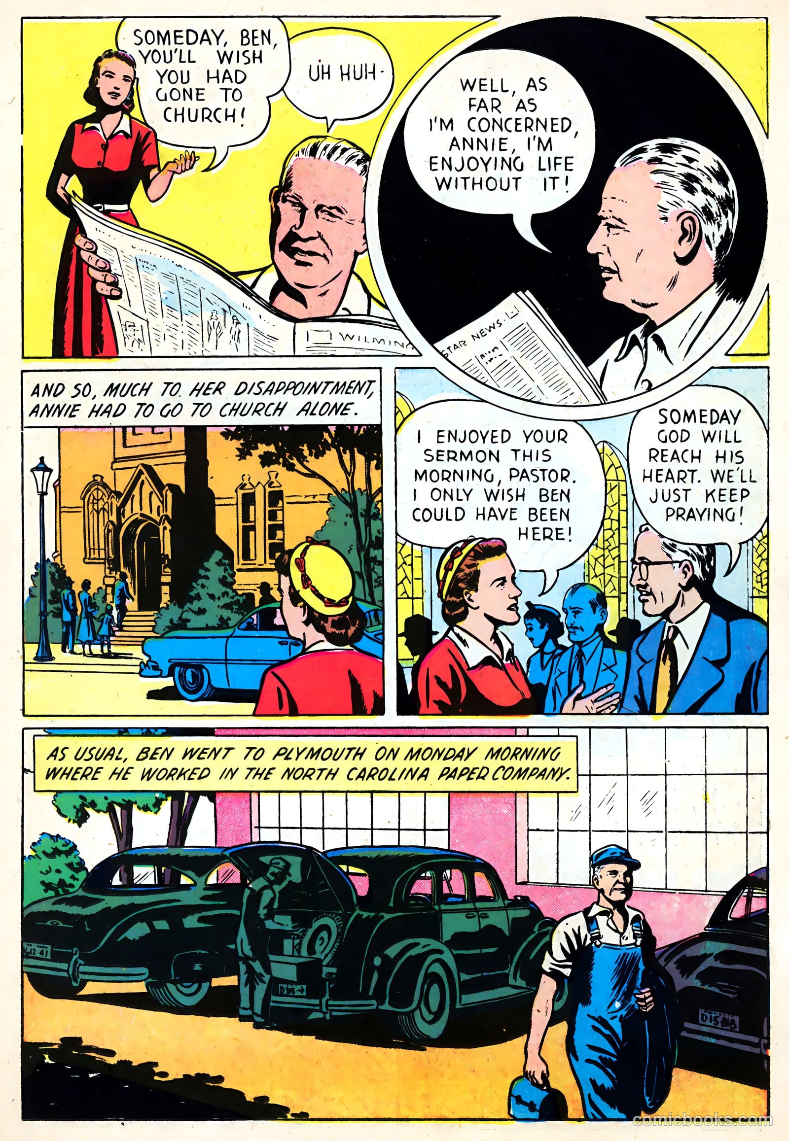 Oral Roberts' True Stories #102 (1956) — page 23 of 36