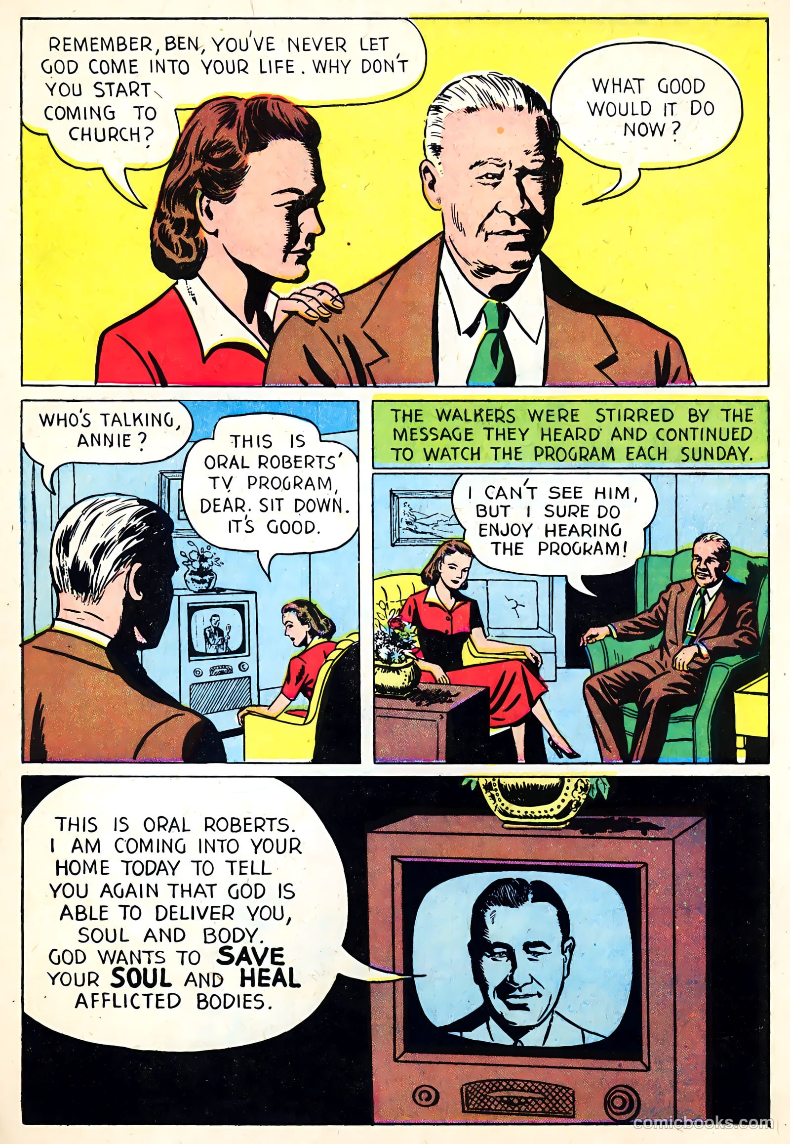 Oral Roberts' True Stories #102 (1956) — page 27 of 36