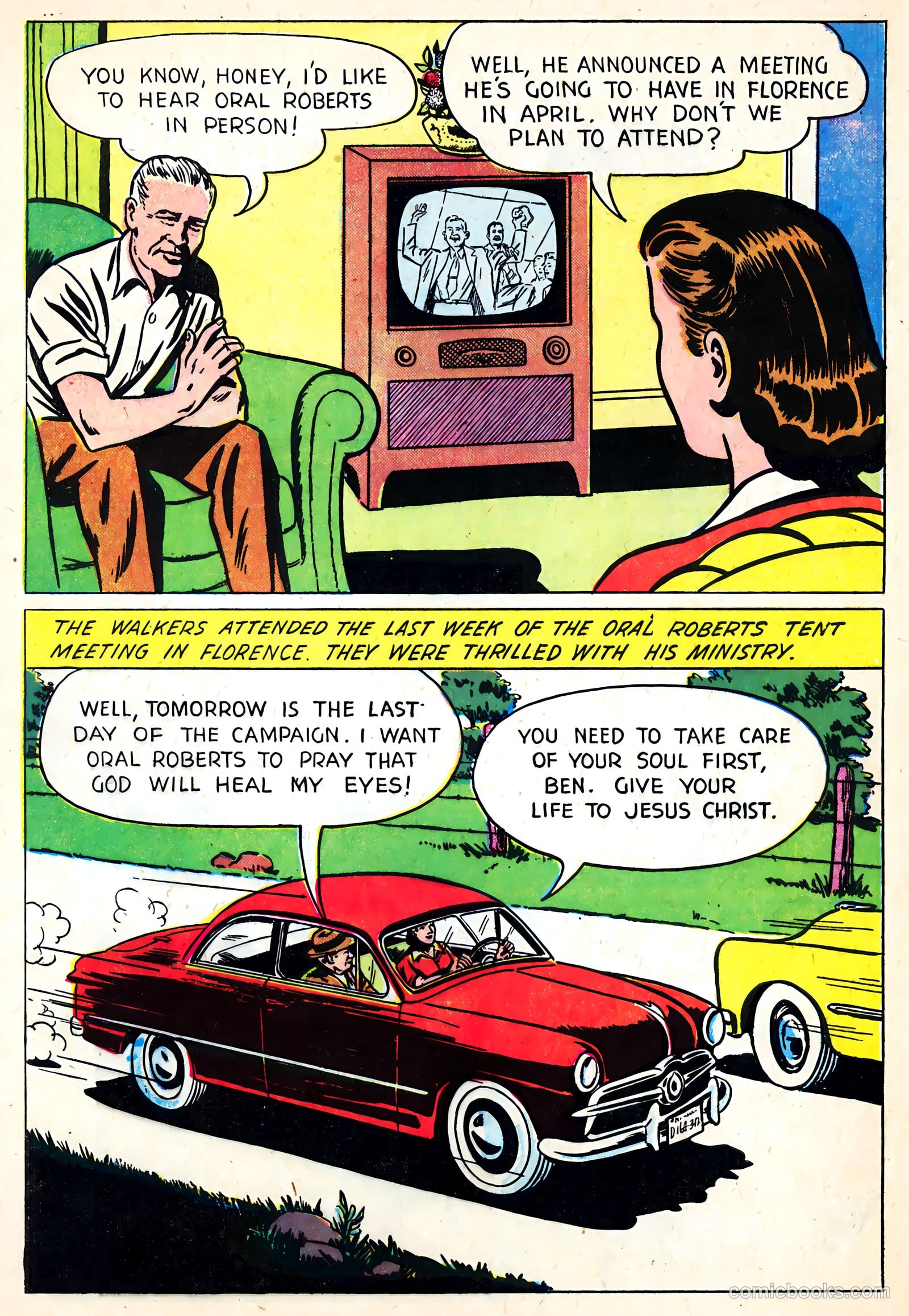 Oral Roberts' True Stories #102 (1956) — page 28 of 36
