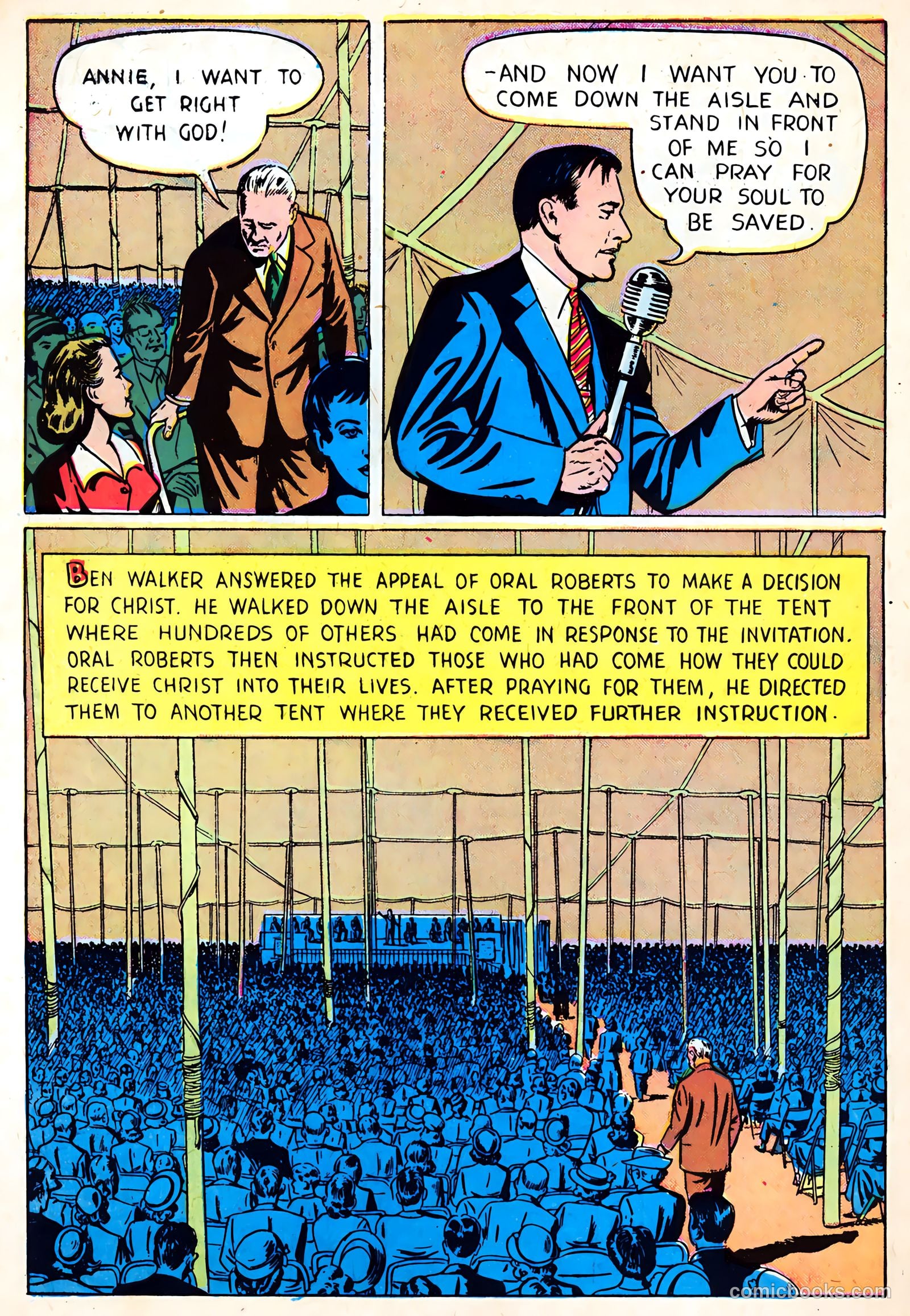 Oral Roberts' True Stories #102 (1956) — page 30 of 36