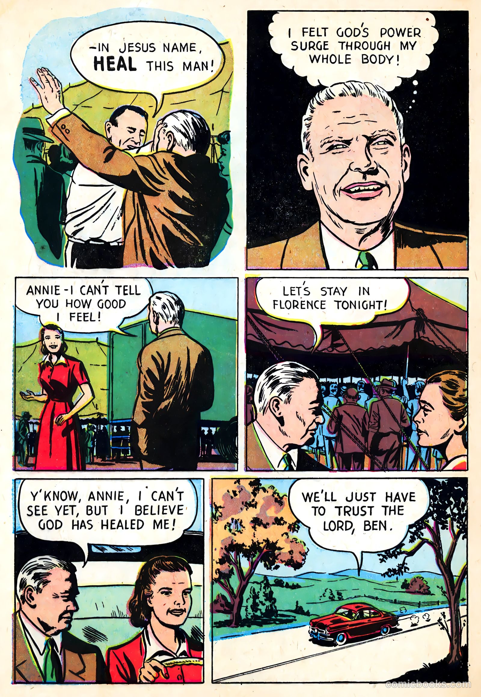 Oral Roberts' True Stories #102 (1956) — page 32 of 36