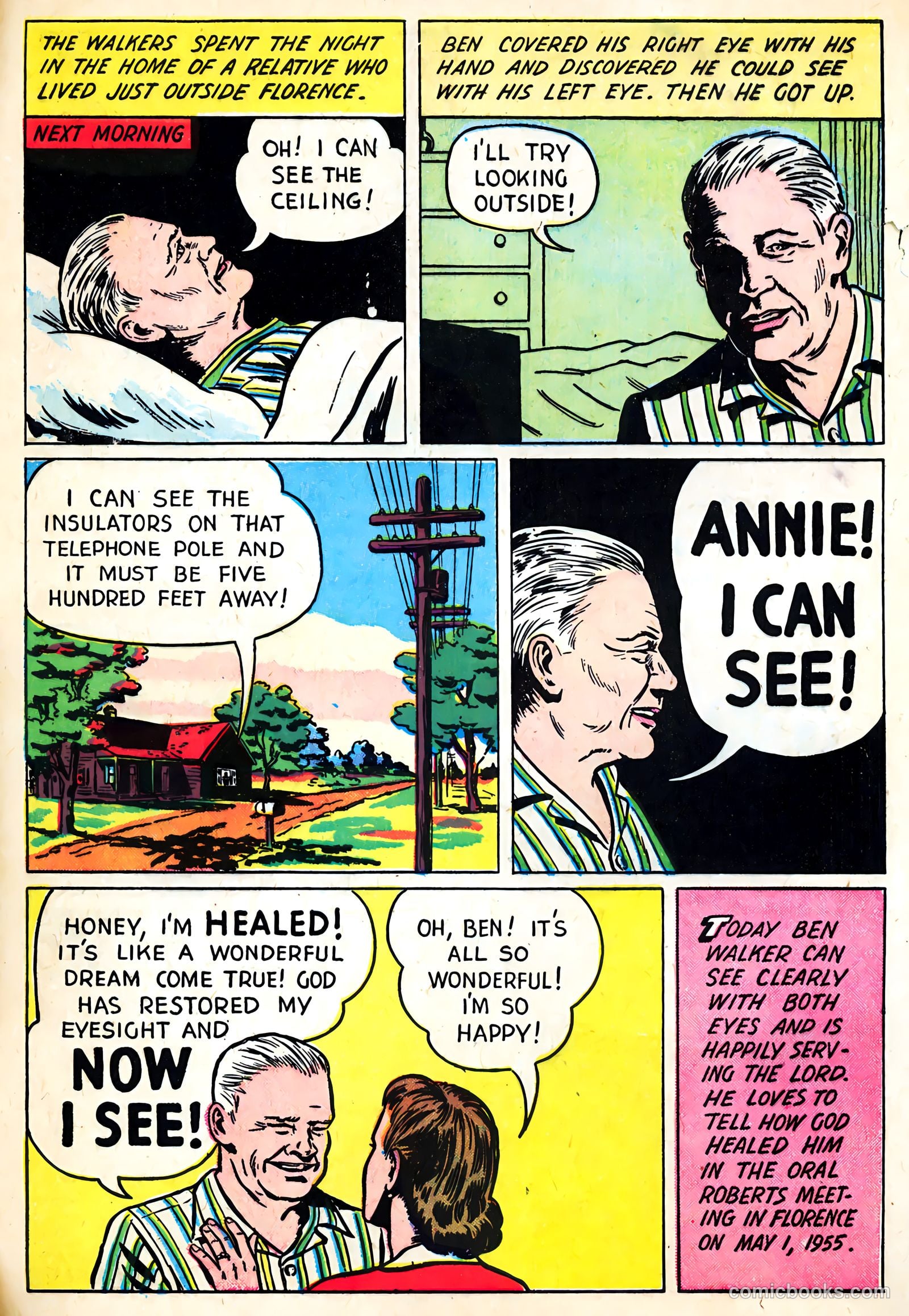 Oral Roberts' True Stories #102 (1956) — page 33 of 36