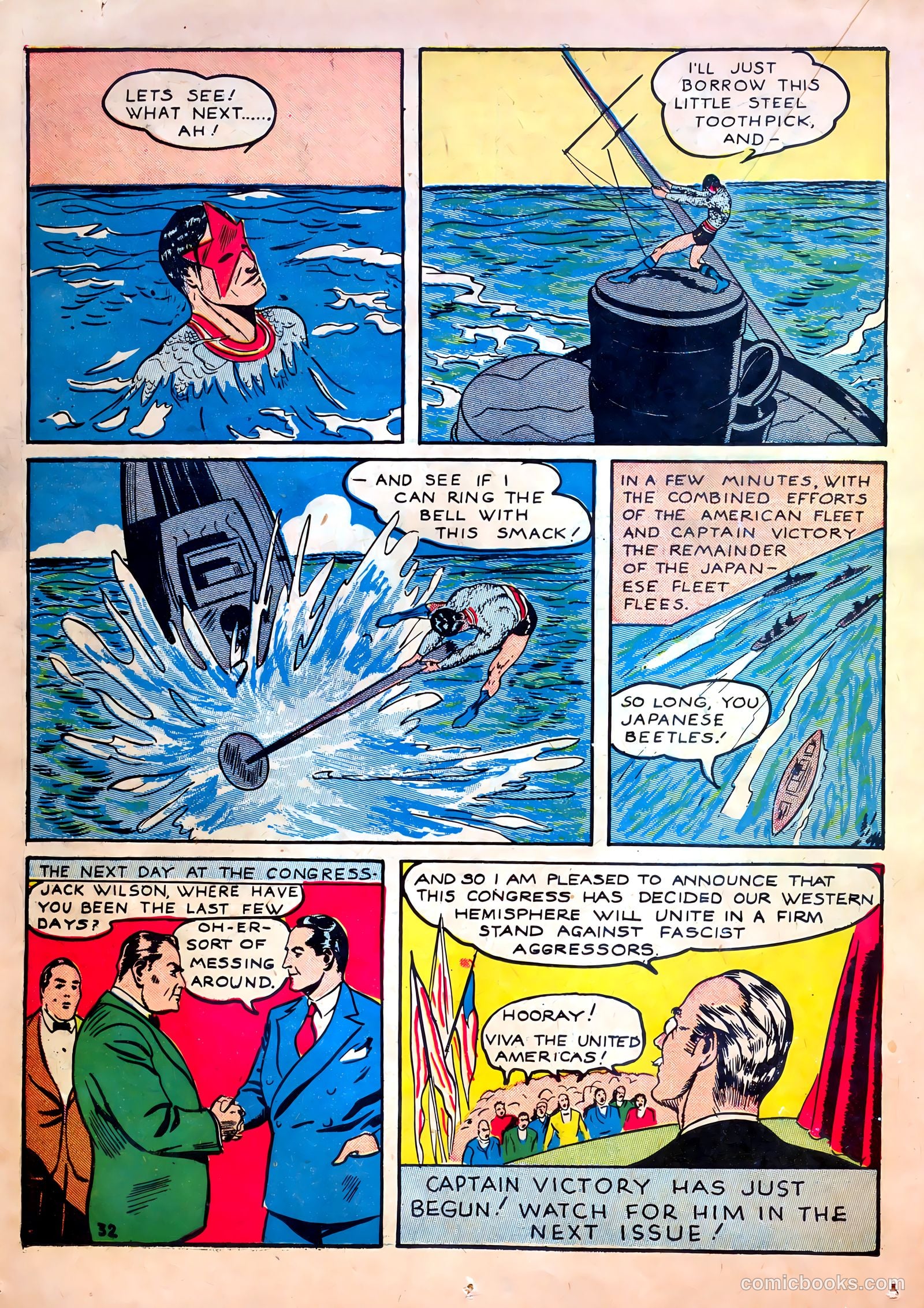Our Flag Comics #1 (1941) — page 34 of 68