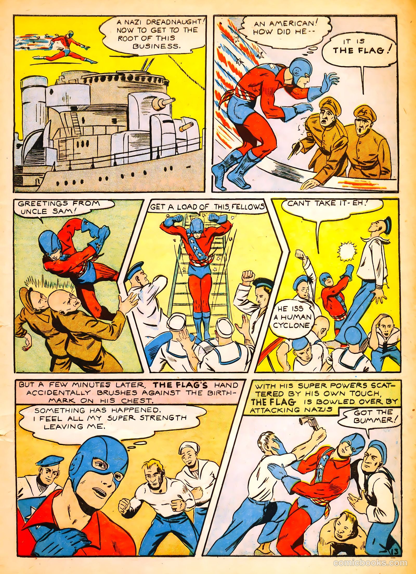 Our Flag Comics #2 (1941) — page 14 of 66