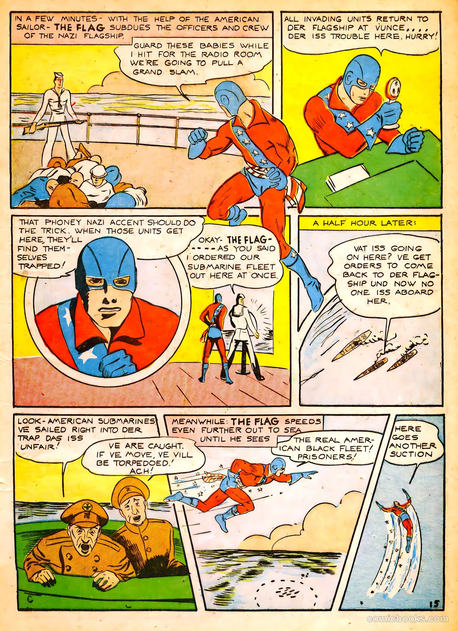 Our Flag Comics #2 (1941) — page 16 of 66
