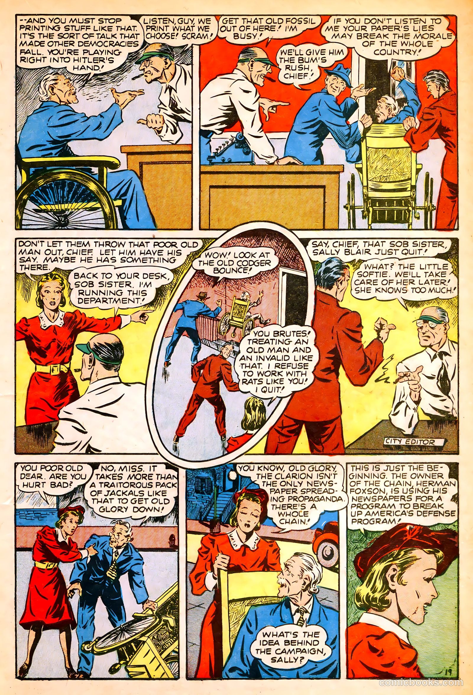 Our Flag Comics #2 (1941) — page 20 of 66