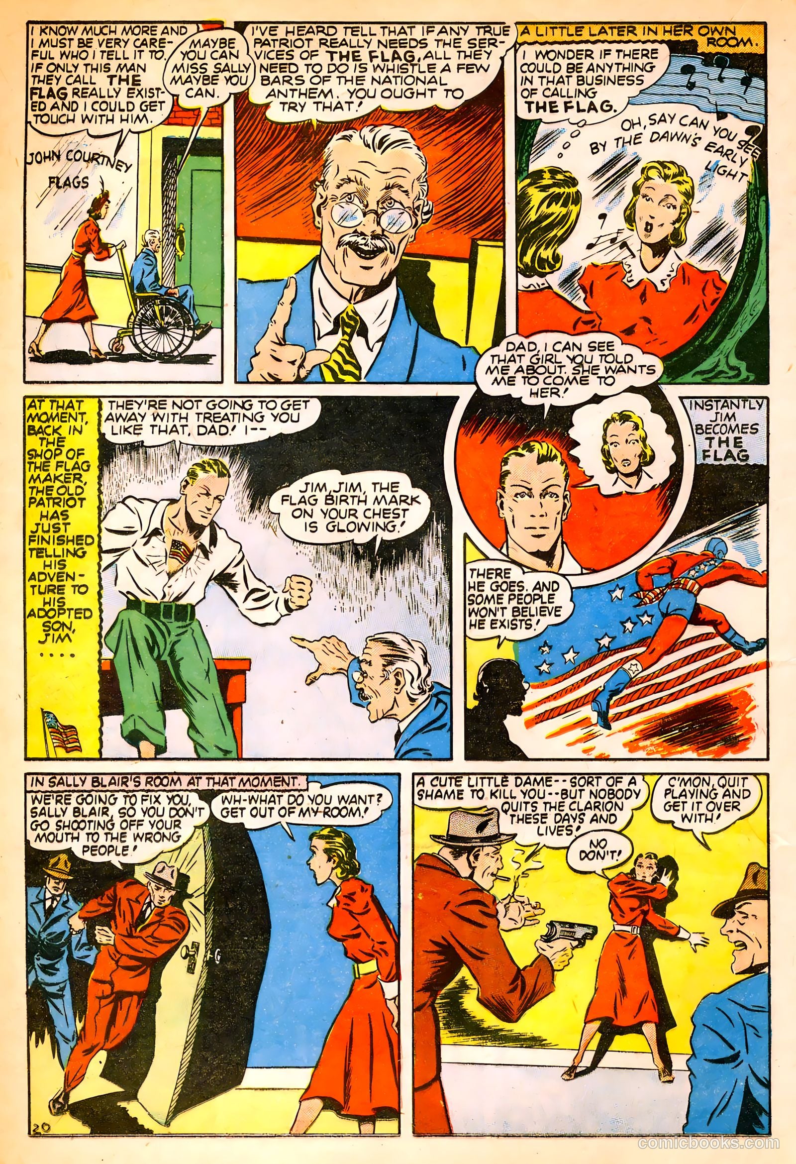 Our Flag Comics #2 (1941) — page 21 of 66