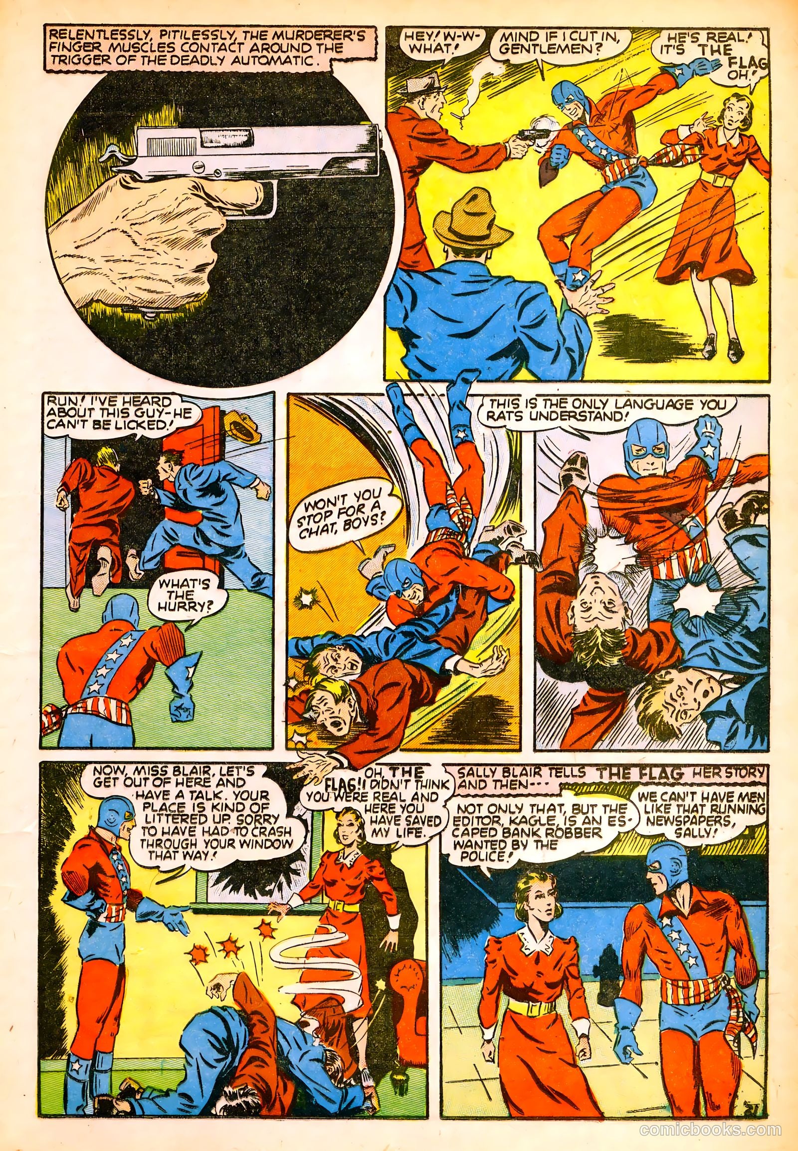 Our Flag Comics #2 (1941) — page 22 of 66