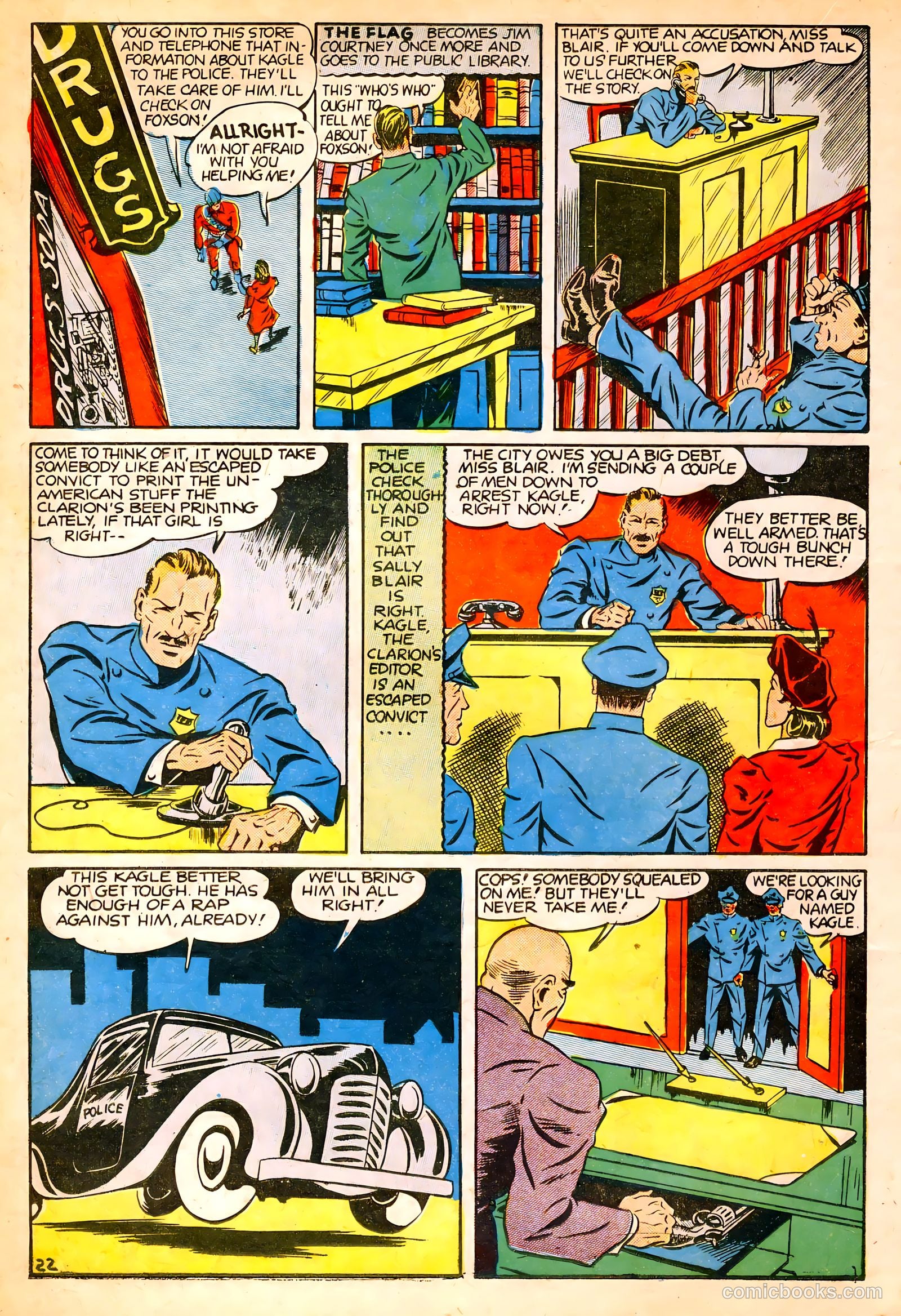 Our Flag Comics #2 (1941) — page 23 of 66