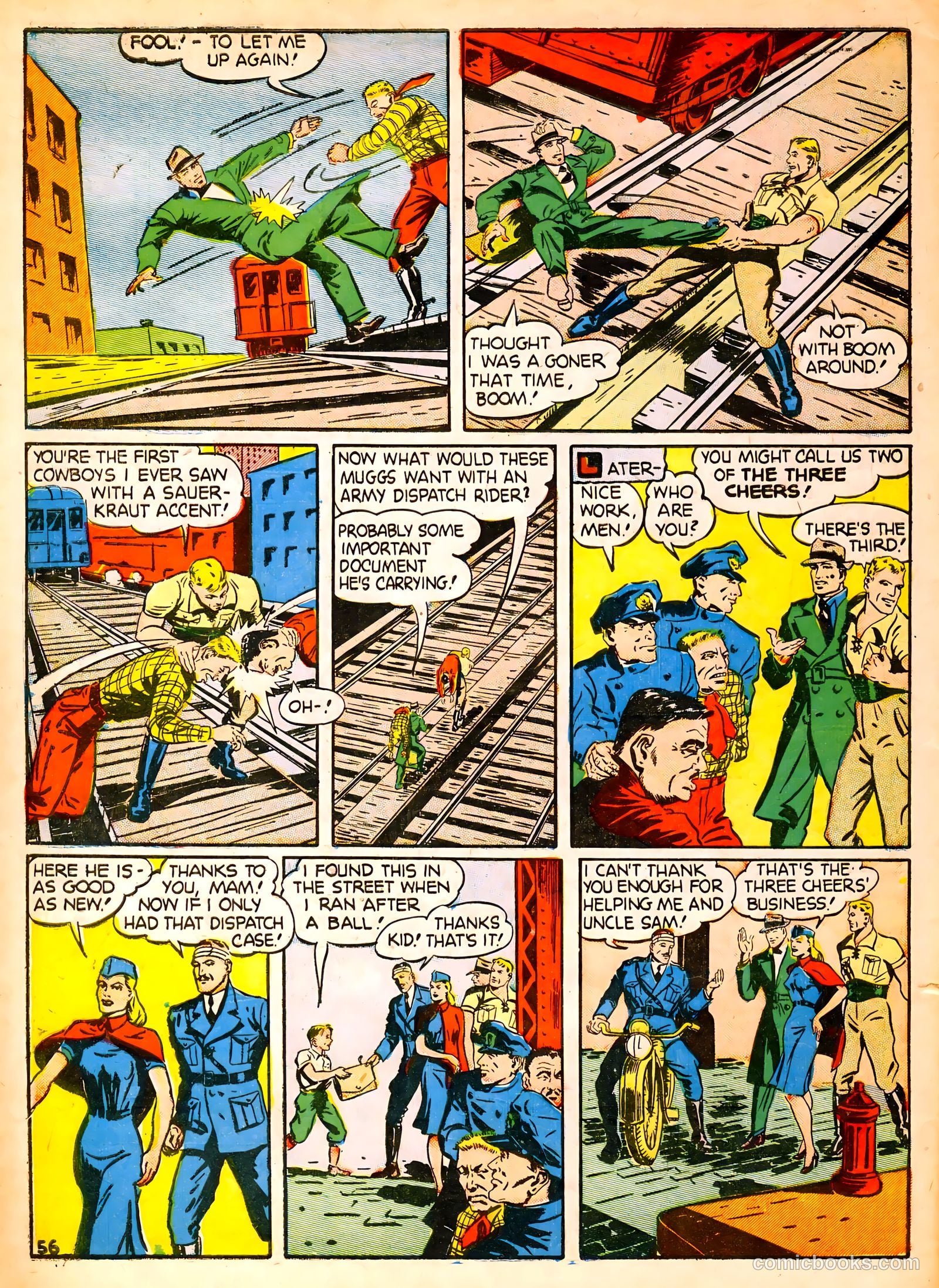 Our Flag Comics #2 (1941) — page 57 of 66