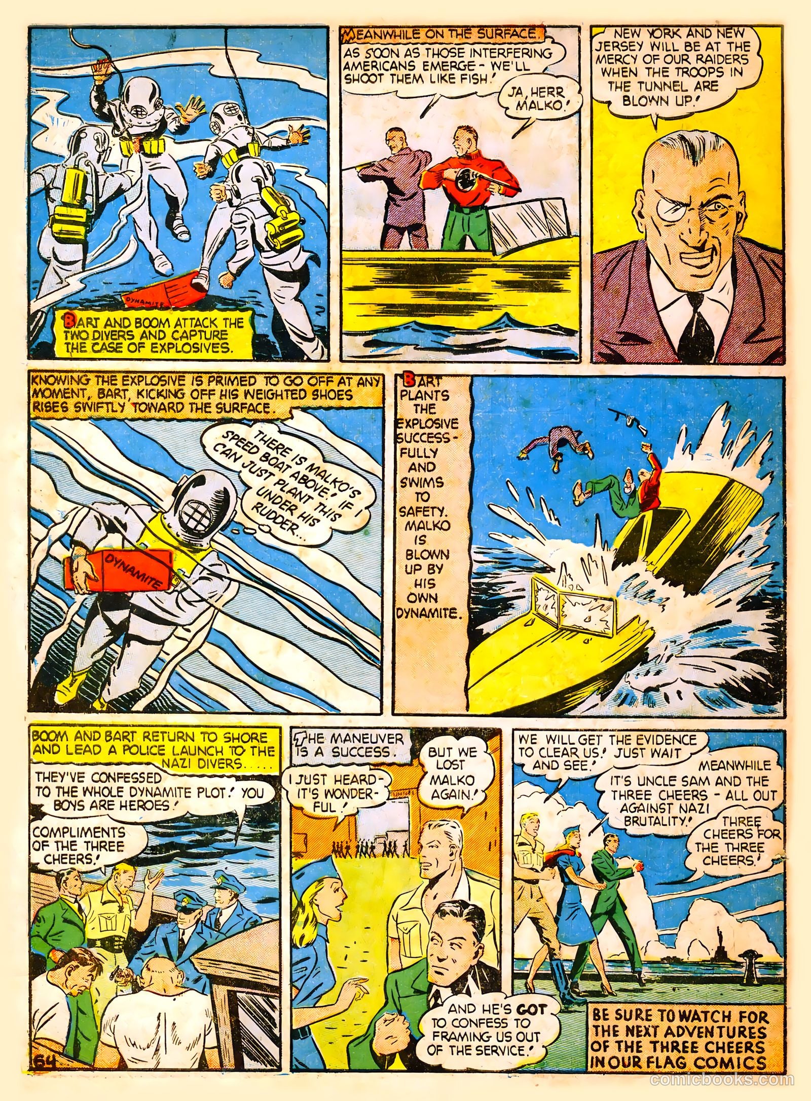Our Flag Comics #2 (1941) — page 65 of 66