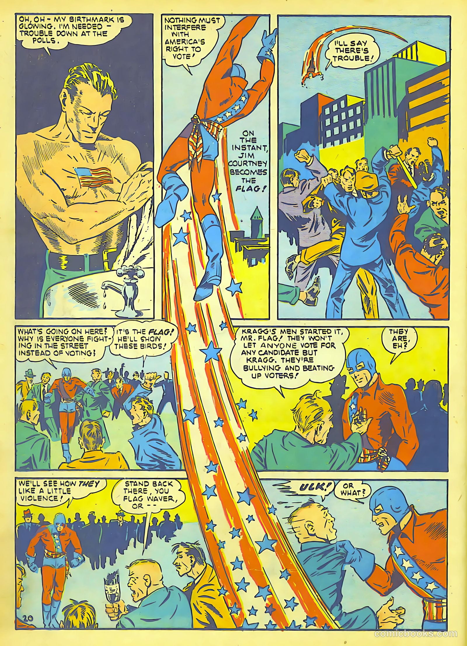 Our Flag Comics #3 (1941) — page 21 of 66