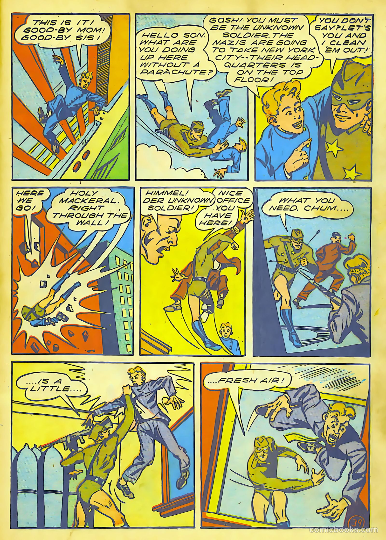 Our Flag Comics #3 (1941) — page 40 of 66