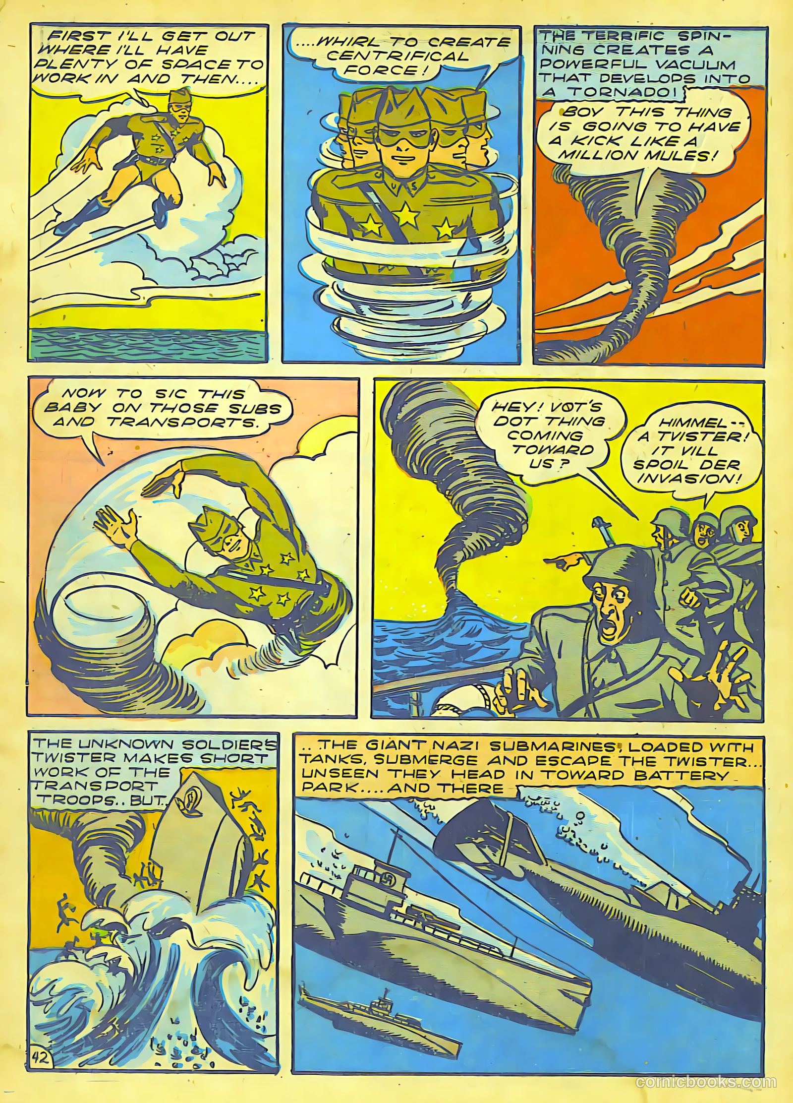 Our Flag Comics #3 (1941) — page 43 of 66