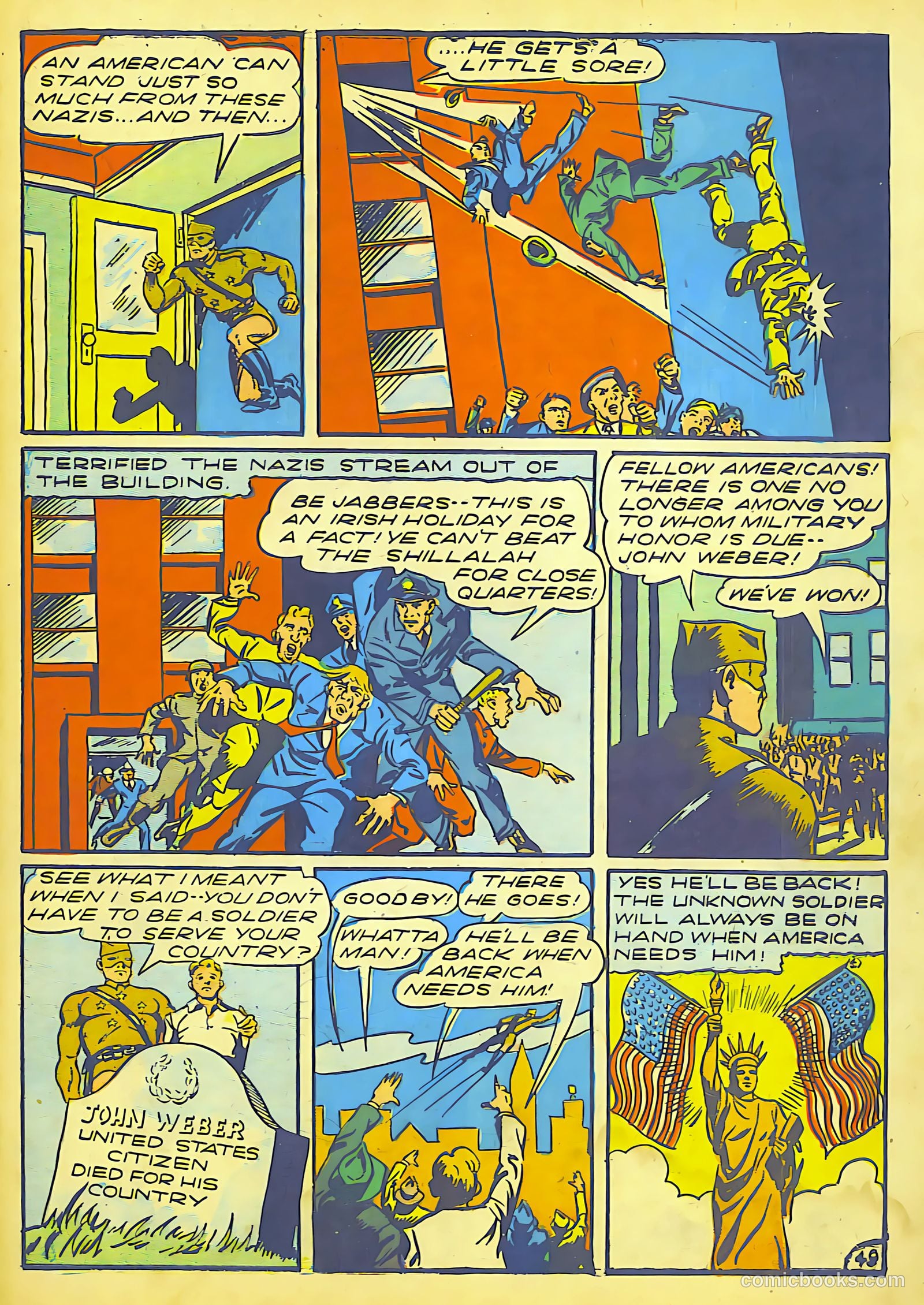 Our Flag Comics #3 (1941) — page 50 of 66