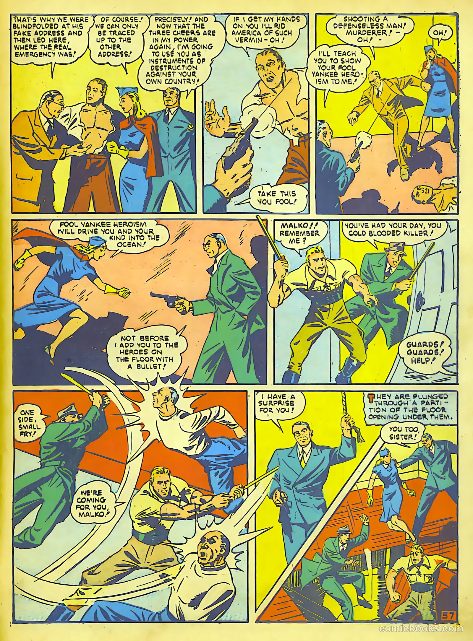 Our Flag Comics #3 (1941) — page 58 of 66