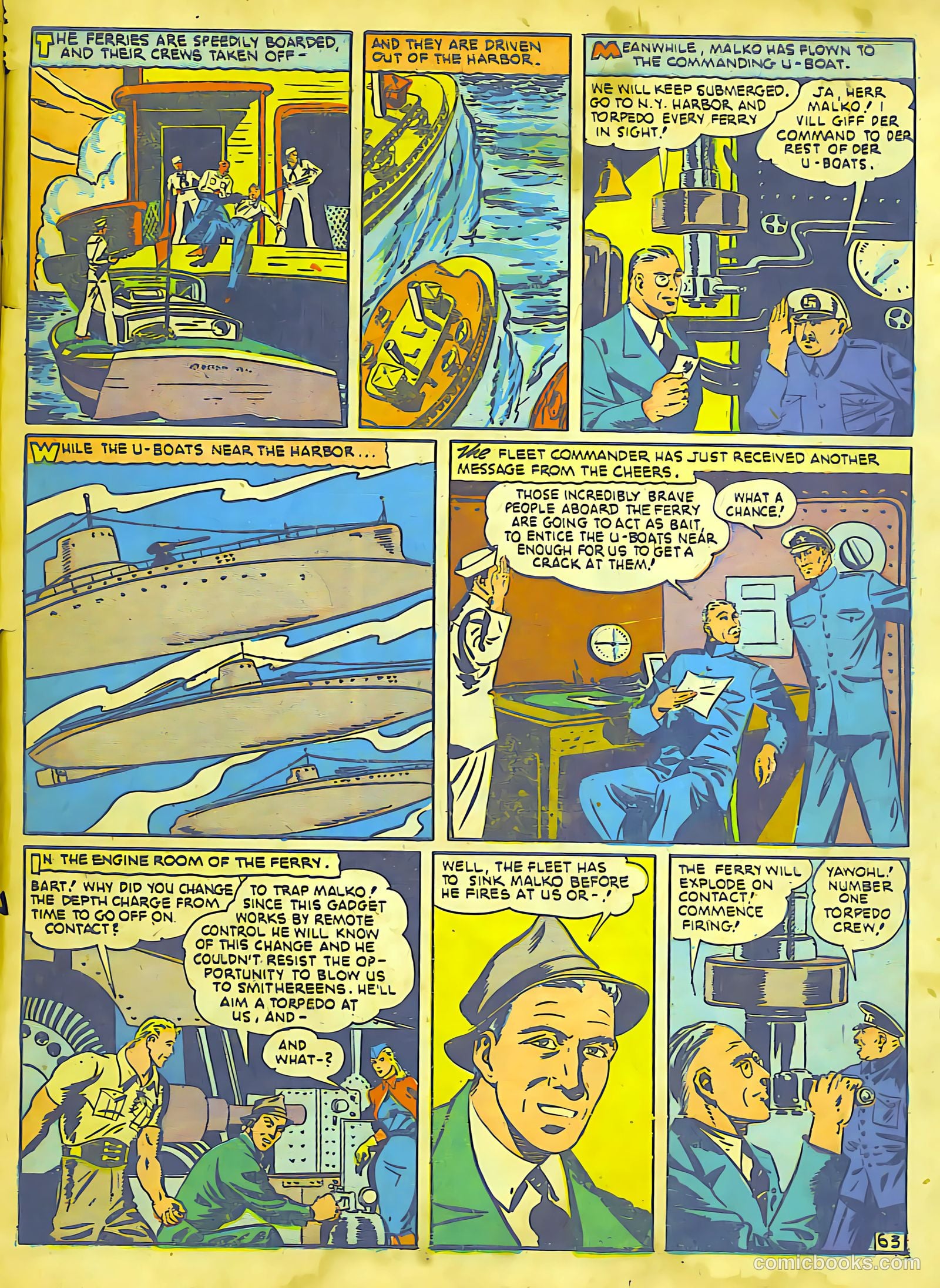 Our Flag Comics #3 (1941) — page 64 of 66