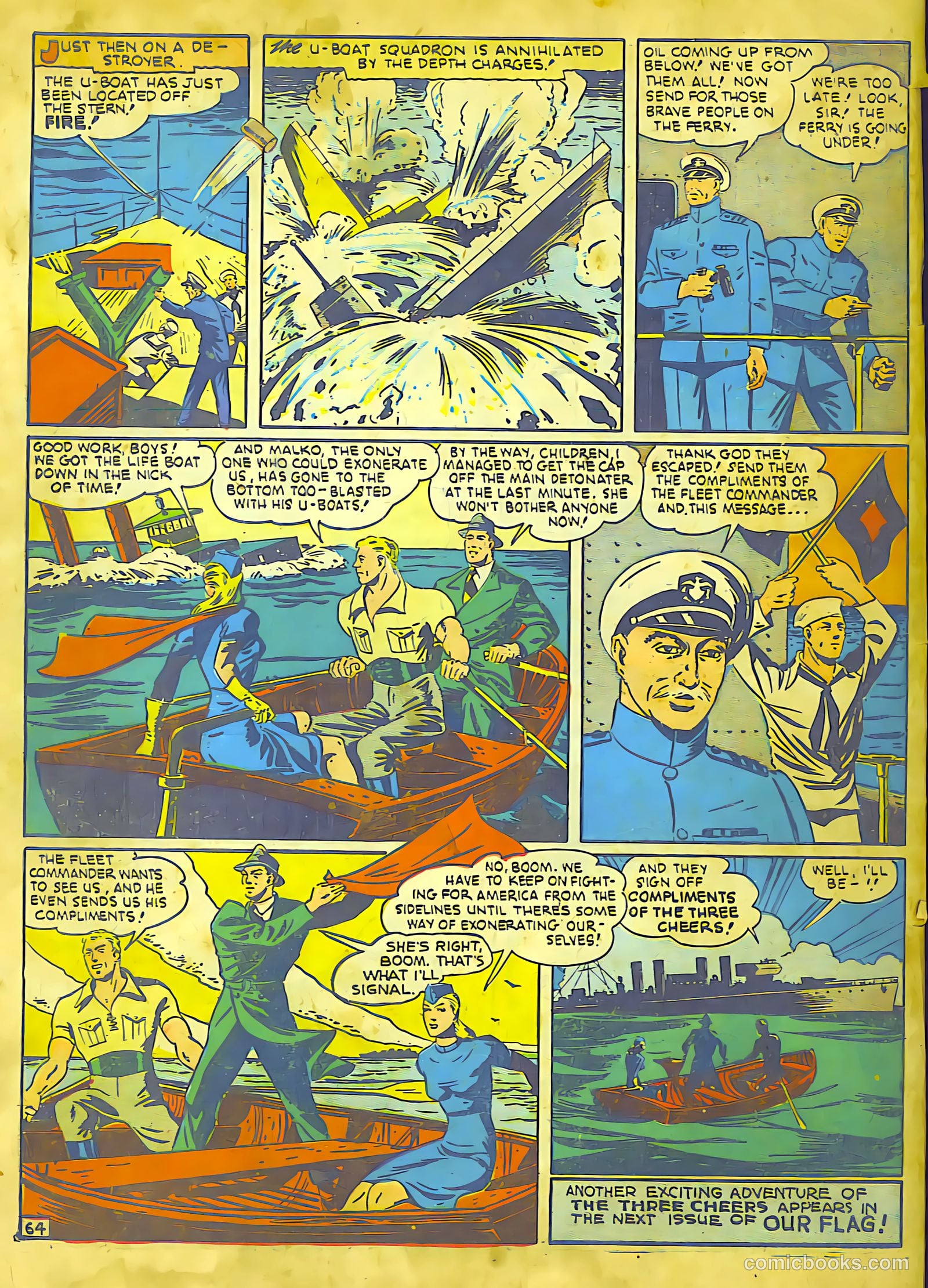 Our Flag Comics #3 (1941) — page 65 of 66