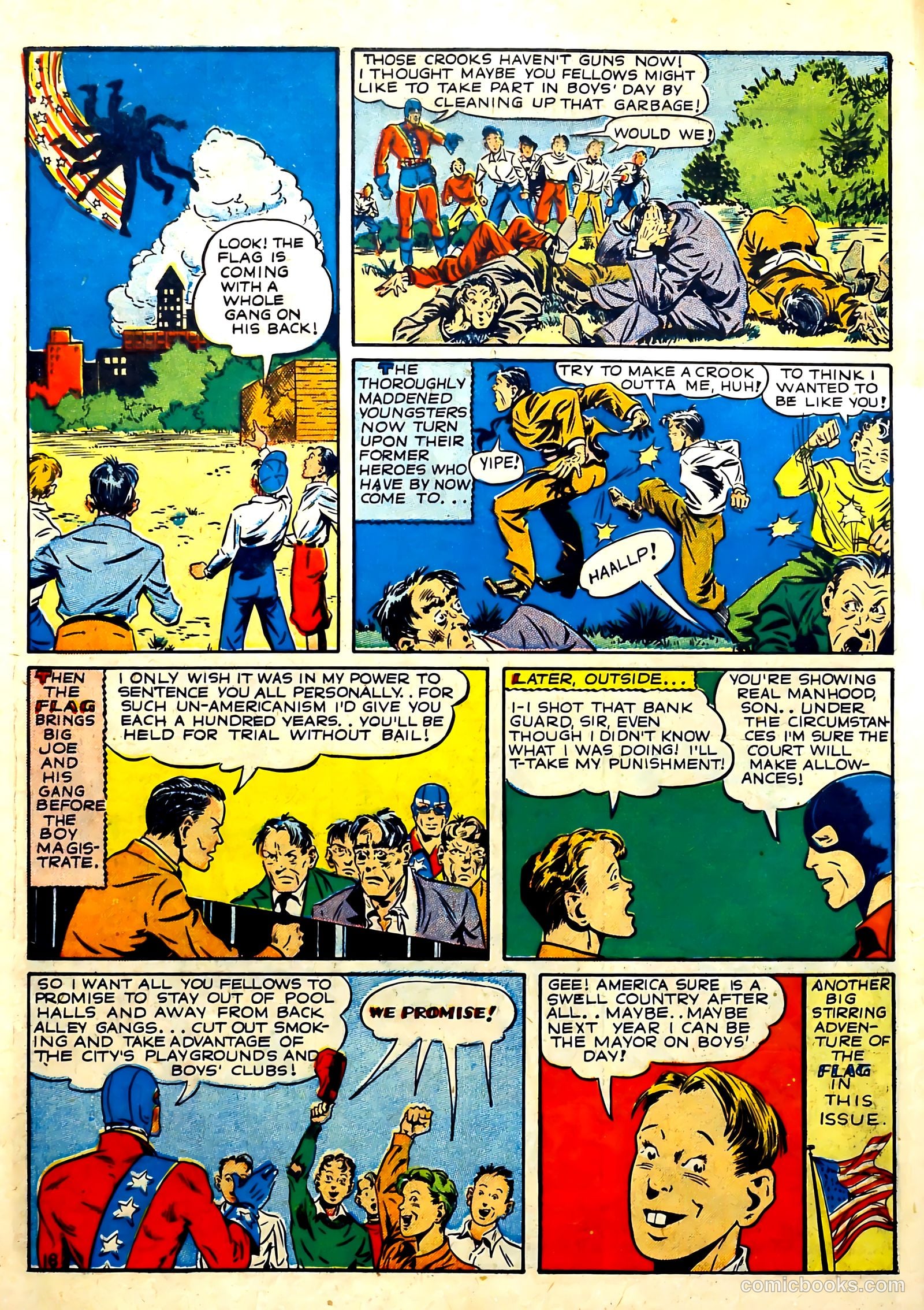 Our Flag Comics #4 (1942) — page 18 of 68