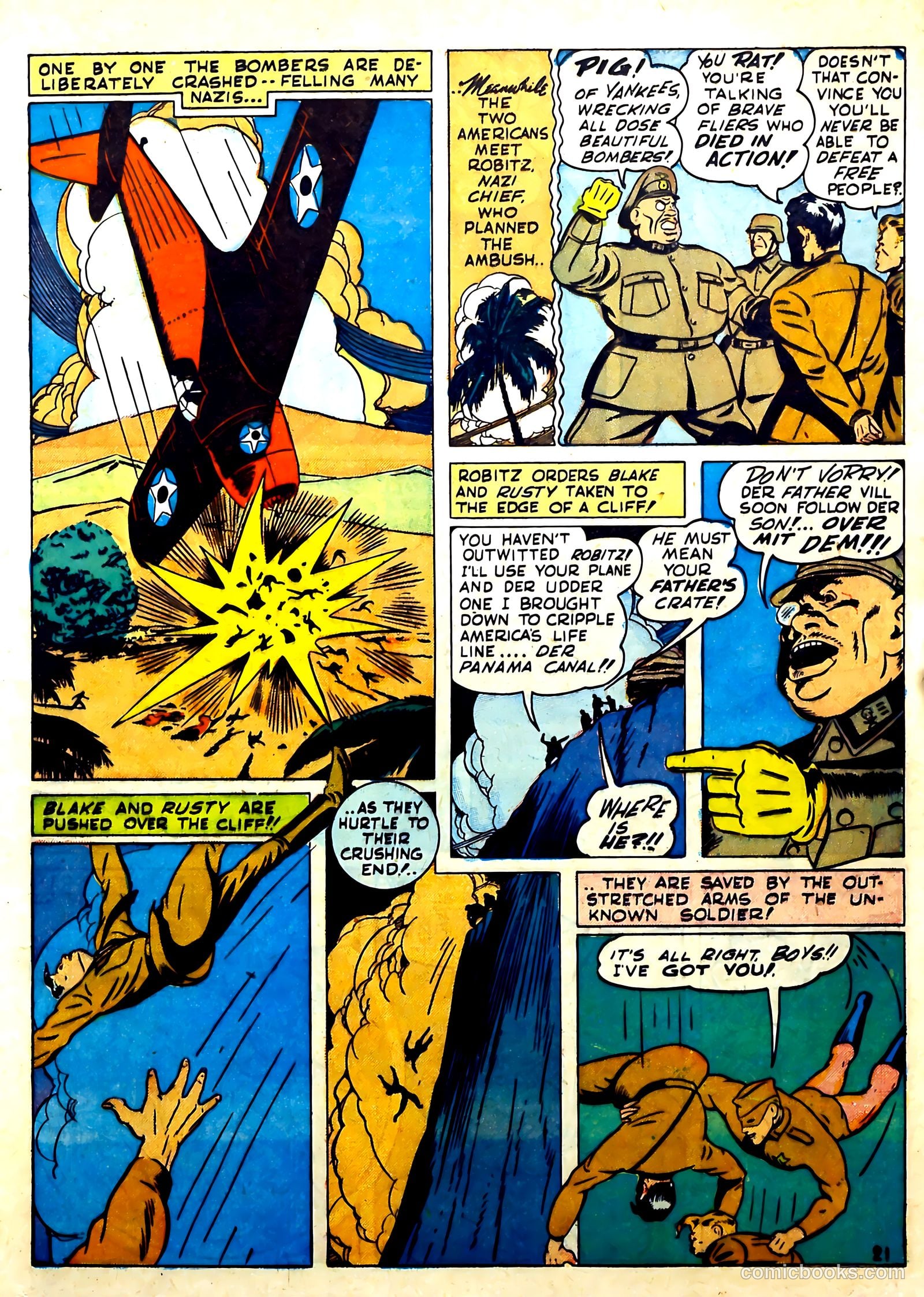Our Flag Comics #4 (1942) — page 23 of 68