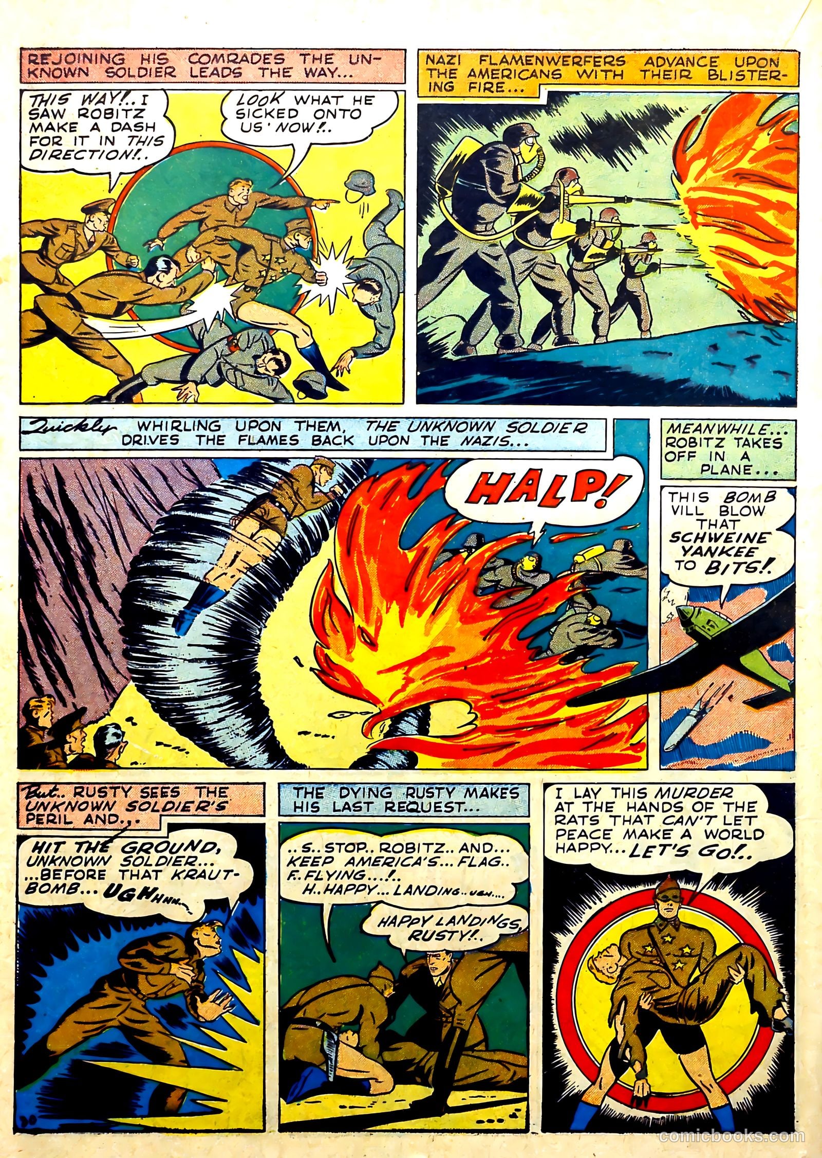 Our Flag Comics #4 (1942) — page 32 of 68