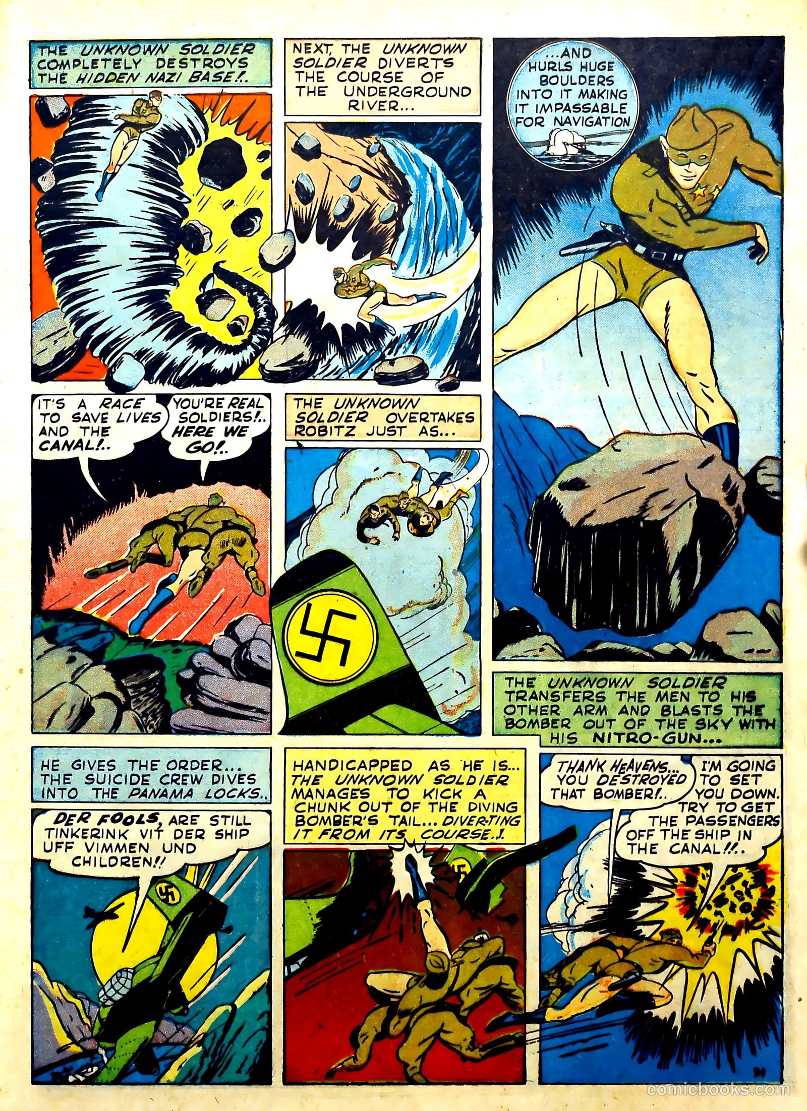 Our Flag Comics #4 (1942) — page 33 of 68