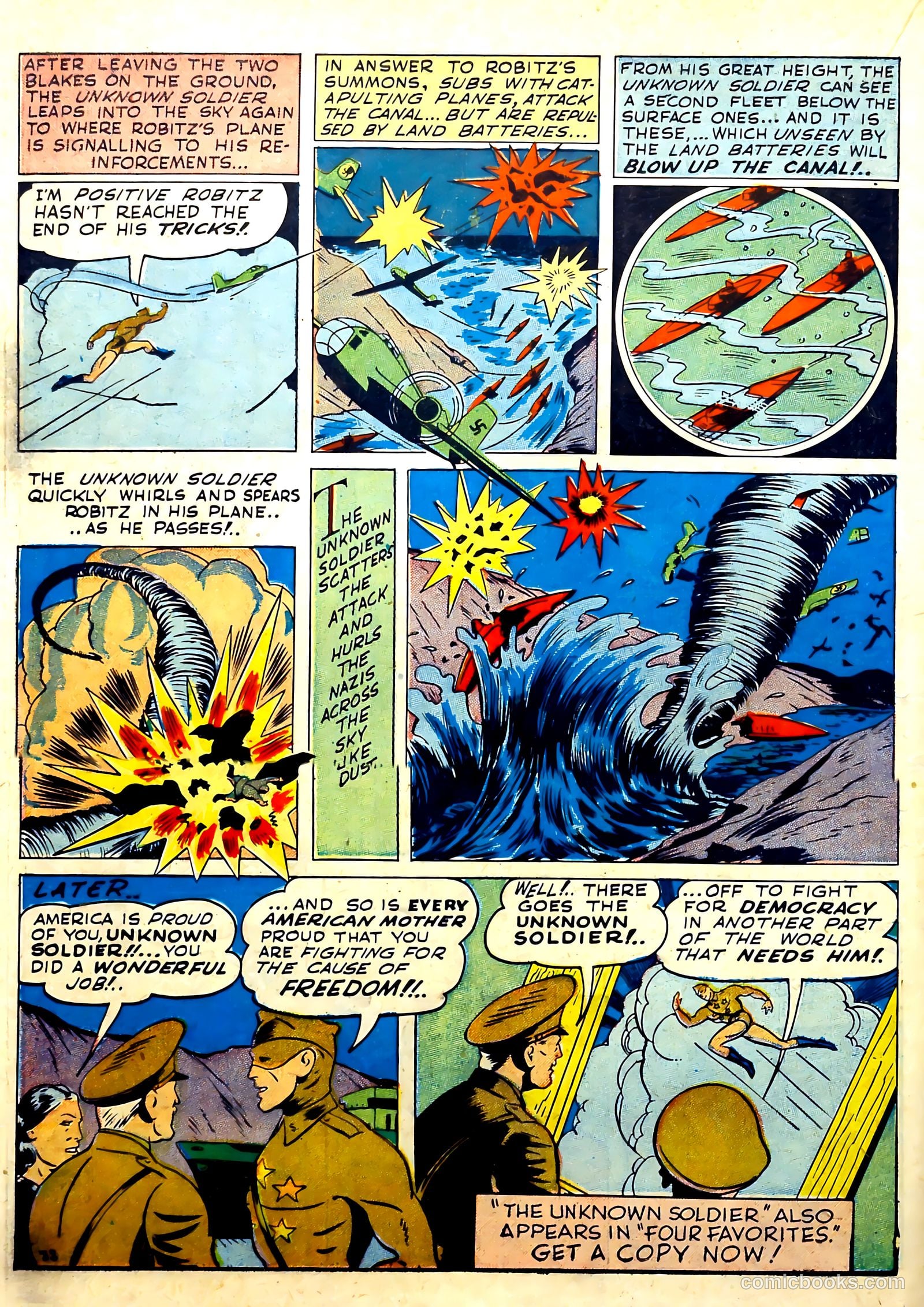 Our Flag Comics #4 (1942) — page 34 of 68