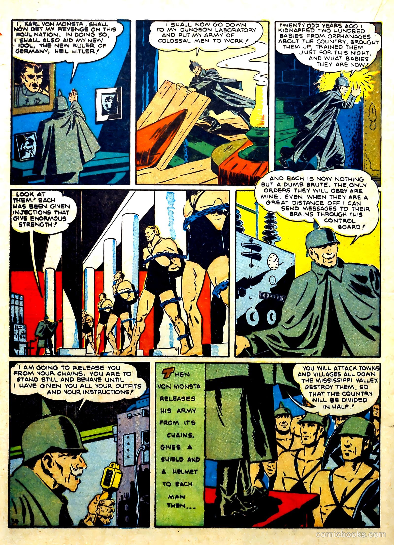 Our Flag Comics #4 (1942) — page 36 of 68