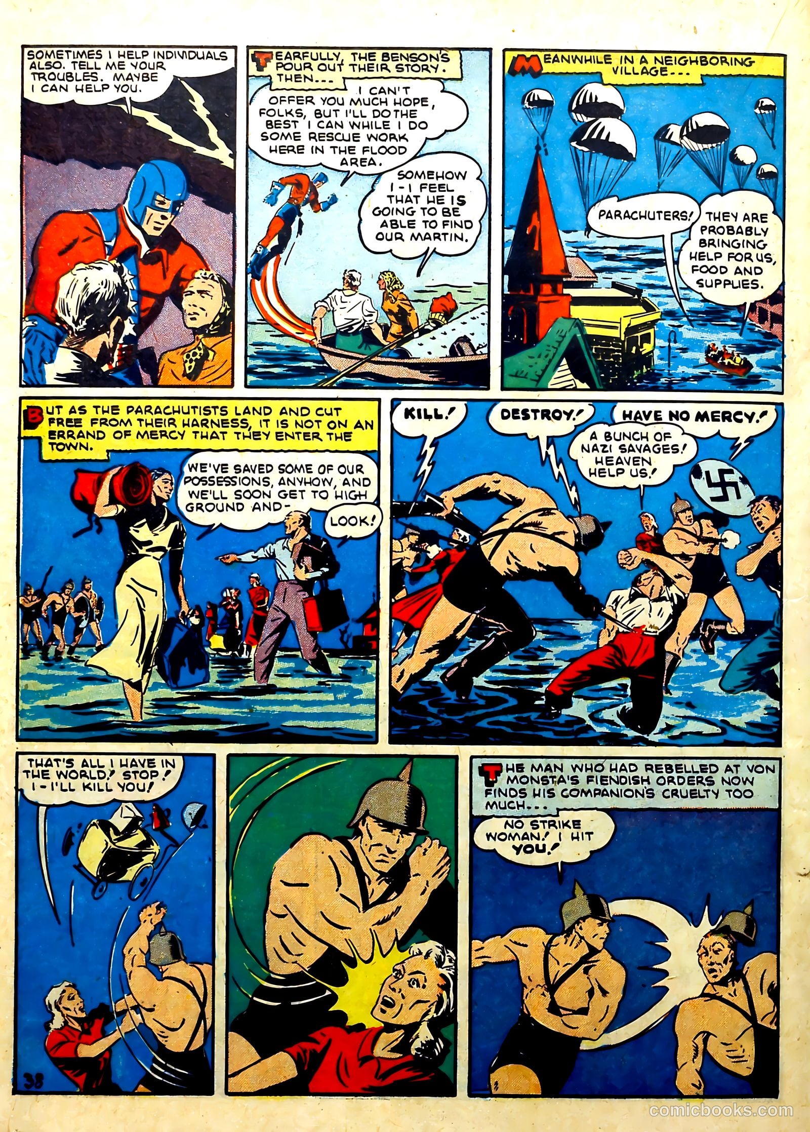 Our Flag Comics #4 (1942) — page 40 of 68