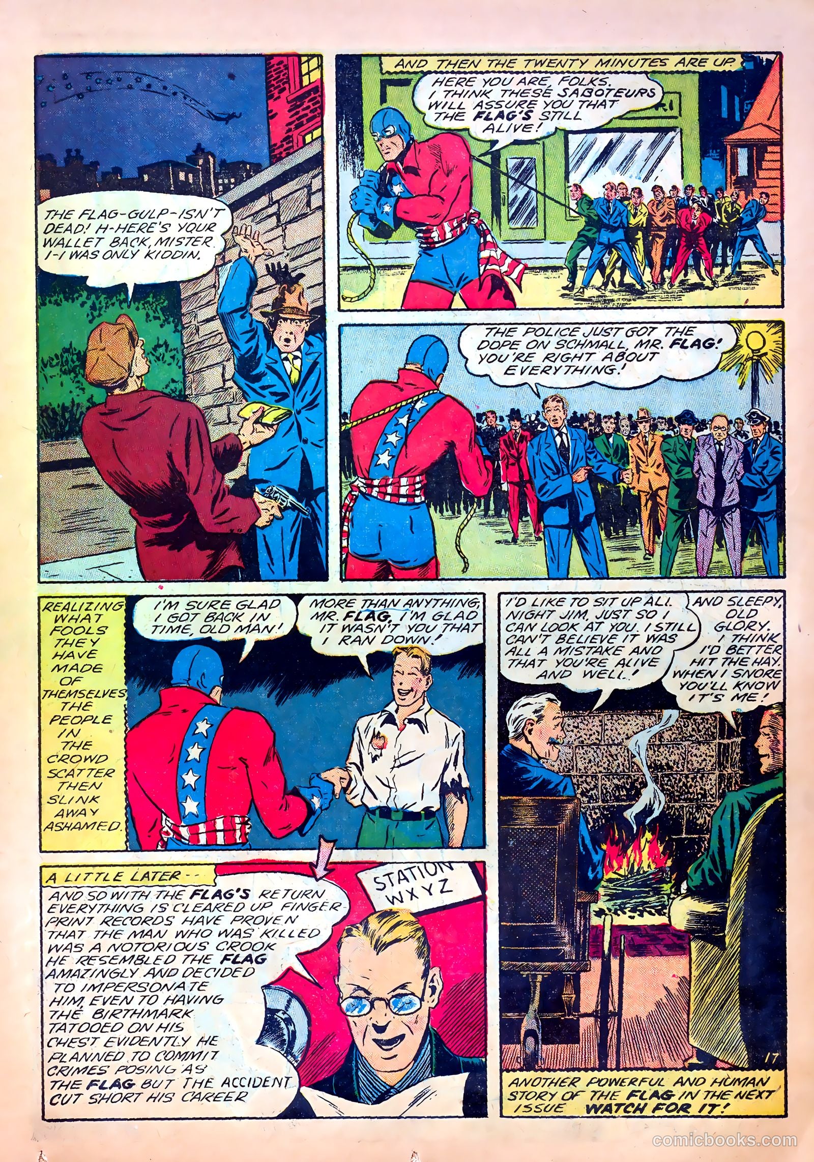 Our Flag Comics #5 (1942) — page 19 of 68