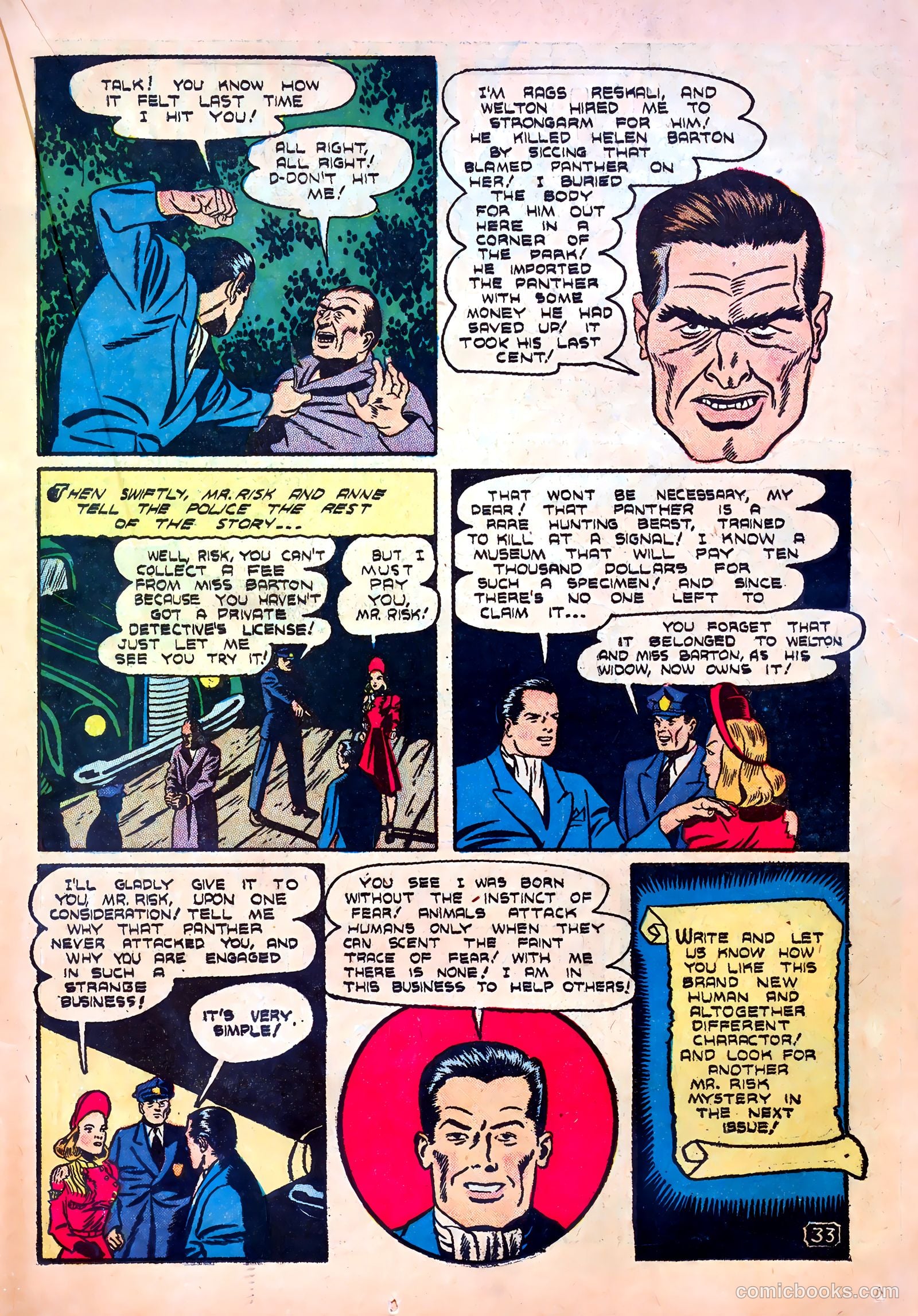 Our Flag Comics #5 (1942) — page 35 of 68