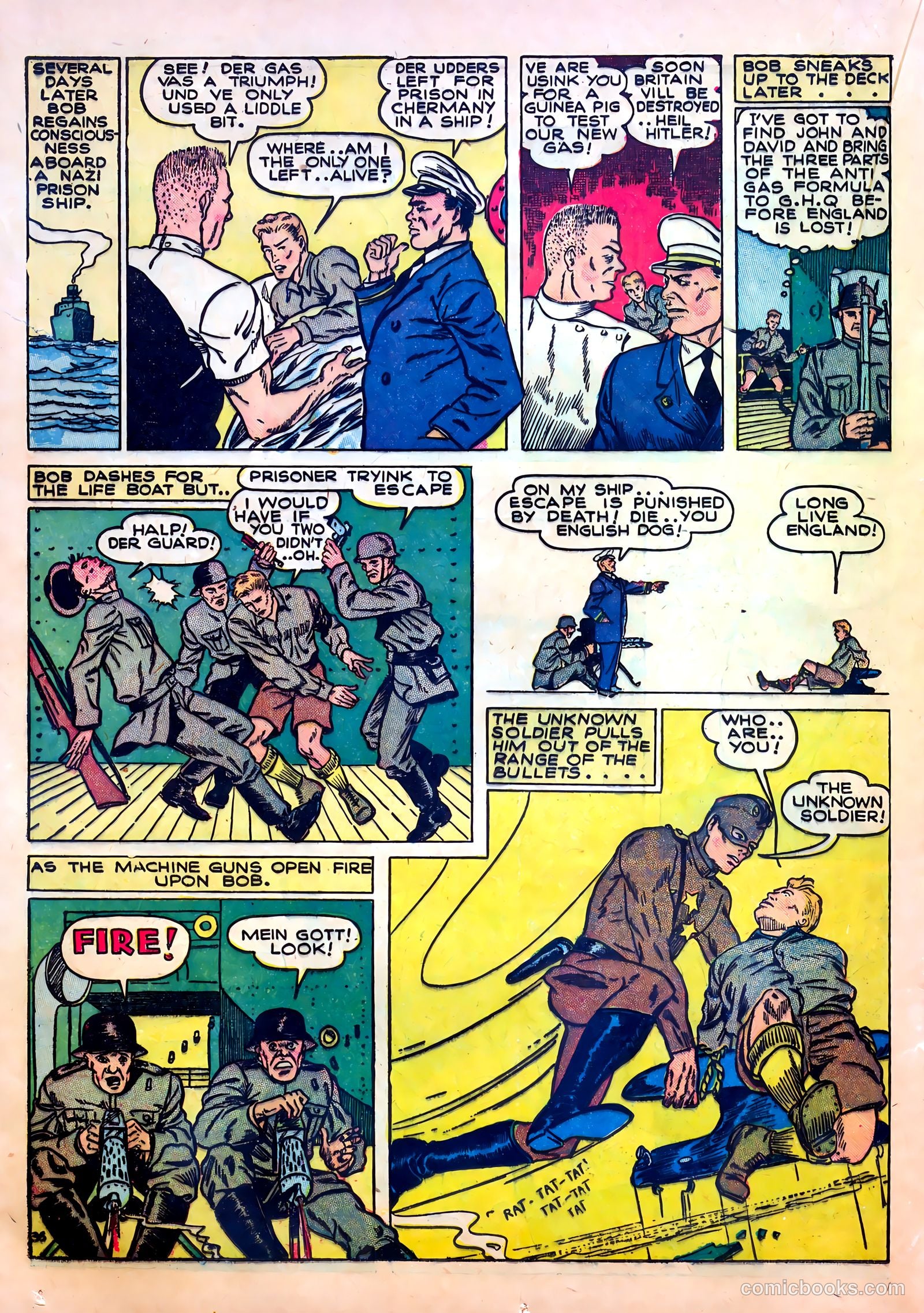 Our Flag Comics #5 (1942) — page 38 of 68
