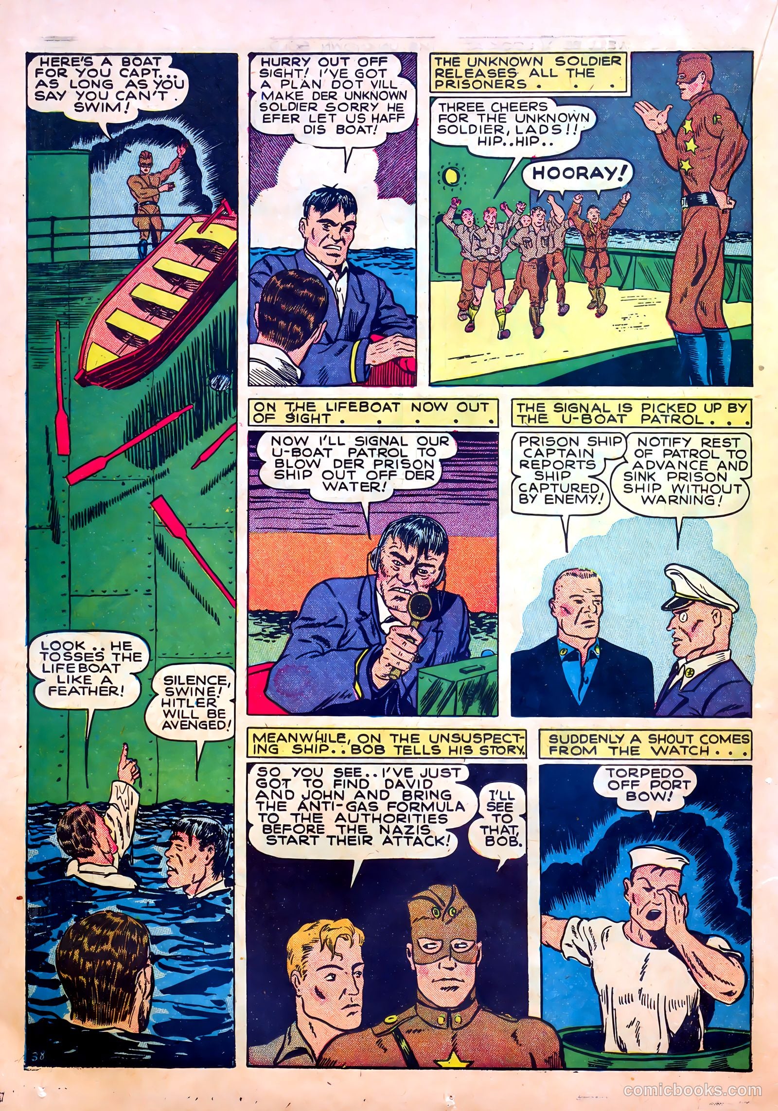 Our Flag Comics #5 (1942) — page 40 of 68