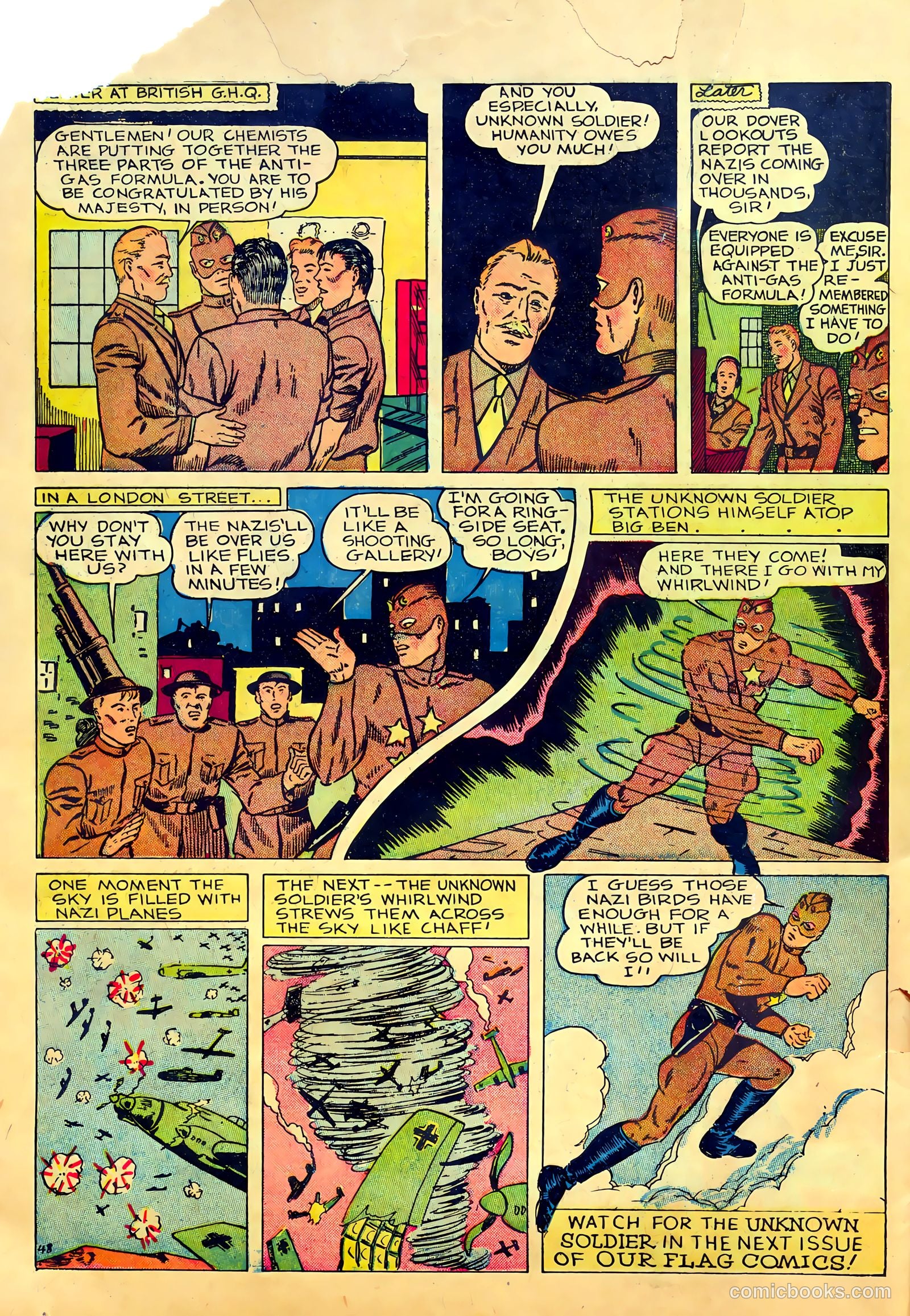 Our Flag Comics #5 (1942) — page 50 of 68