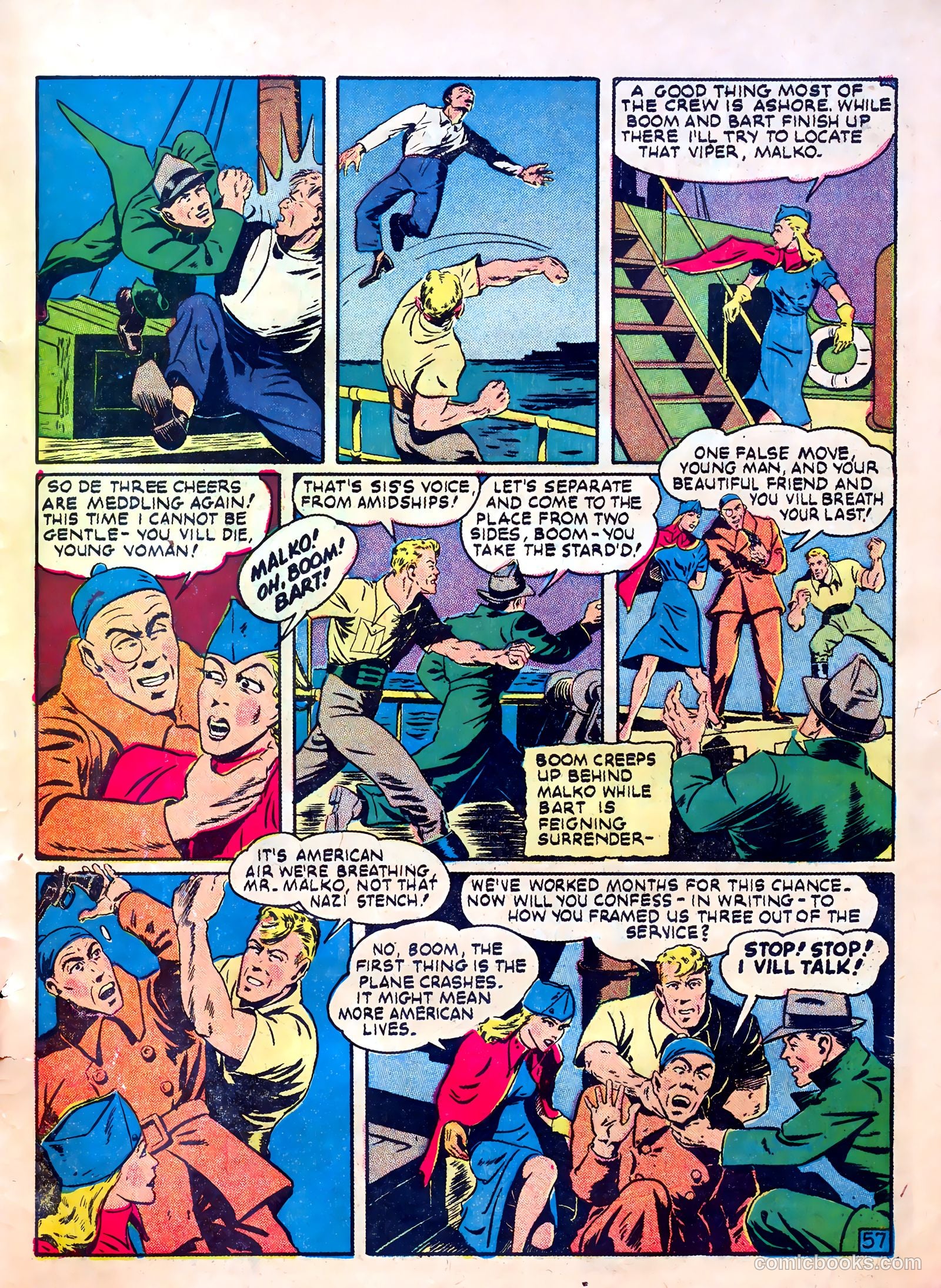 Our Flag Comics #5 (1942) — page 59 of 68