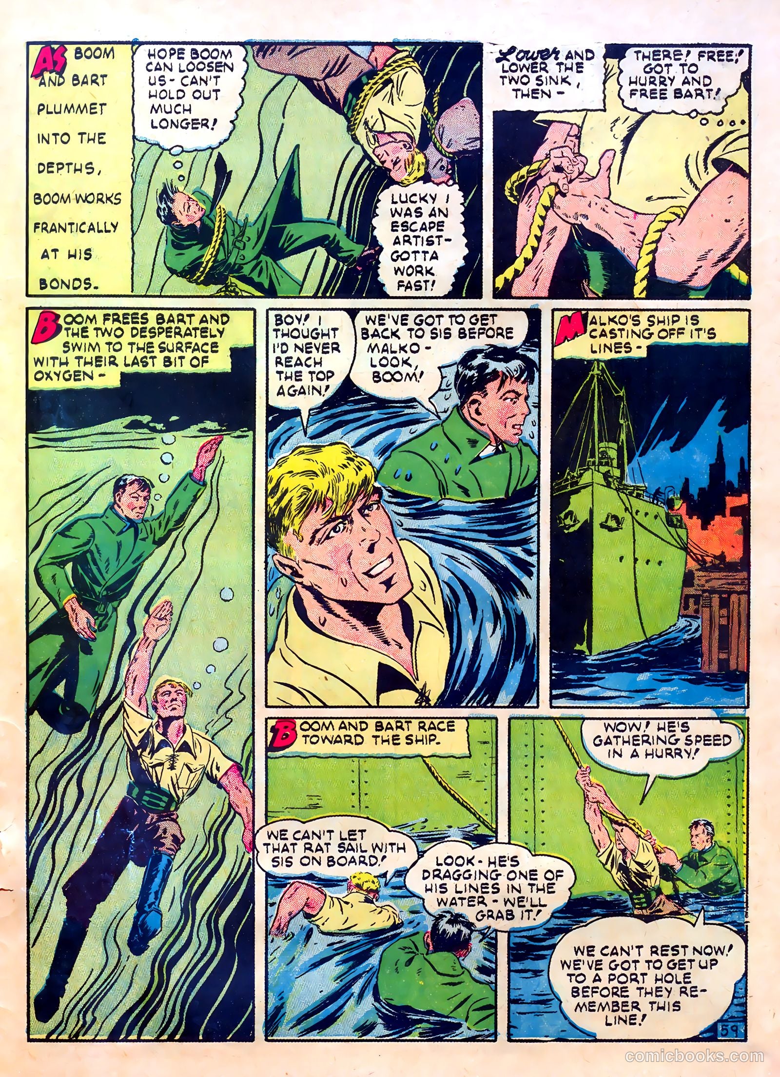 Our Flag Comics #5 (1942) — page 61 of 68