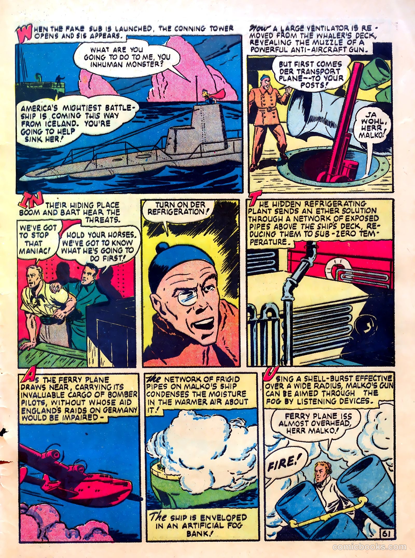 Our Flag Comics #5 (1942) — page 63 of 68