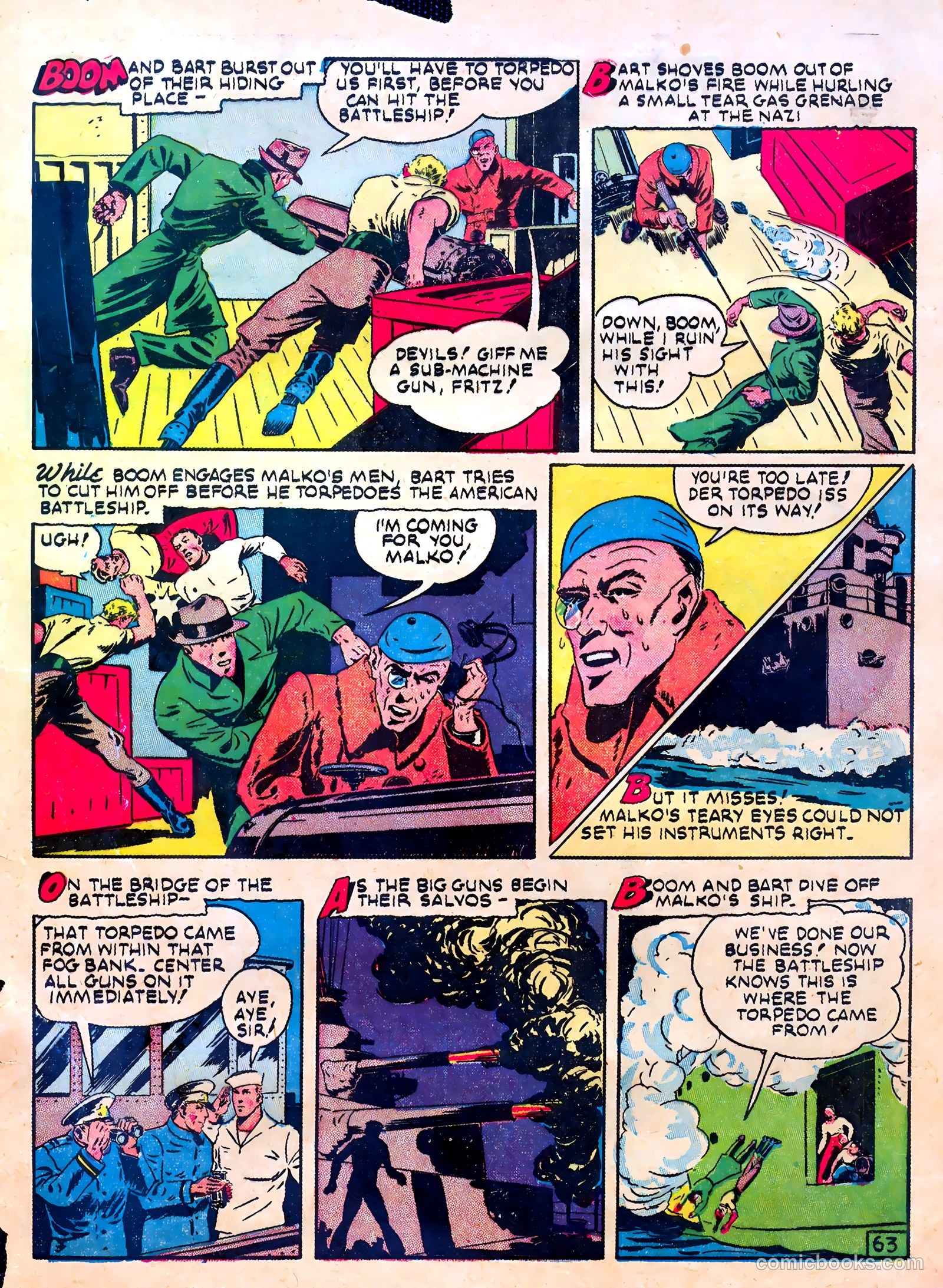 Our Flag Comics #5 (1942) — page 65 of 68