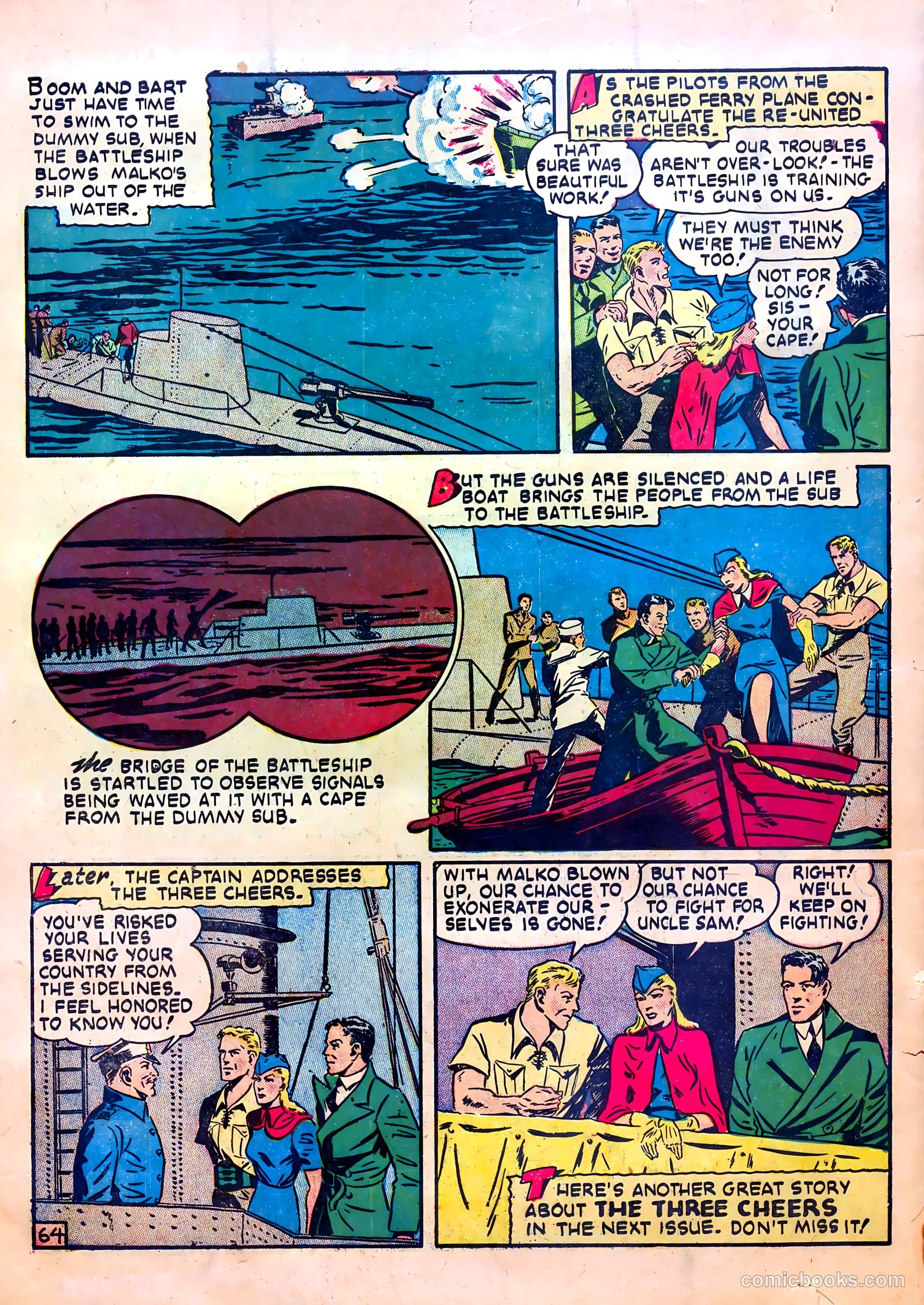 Our Flag Comics #5 (1942) — page 66 of 68