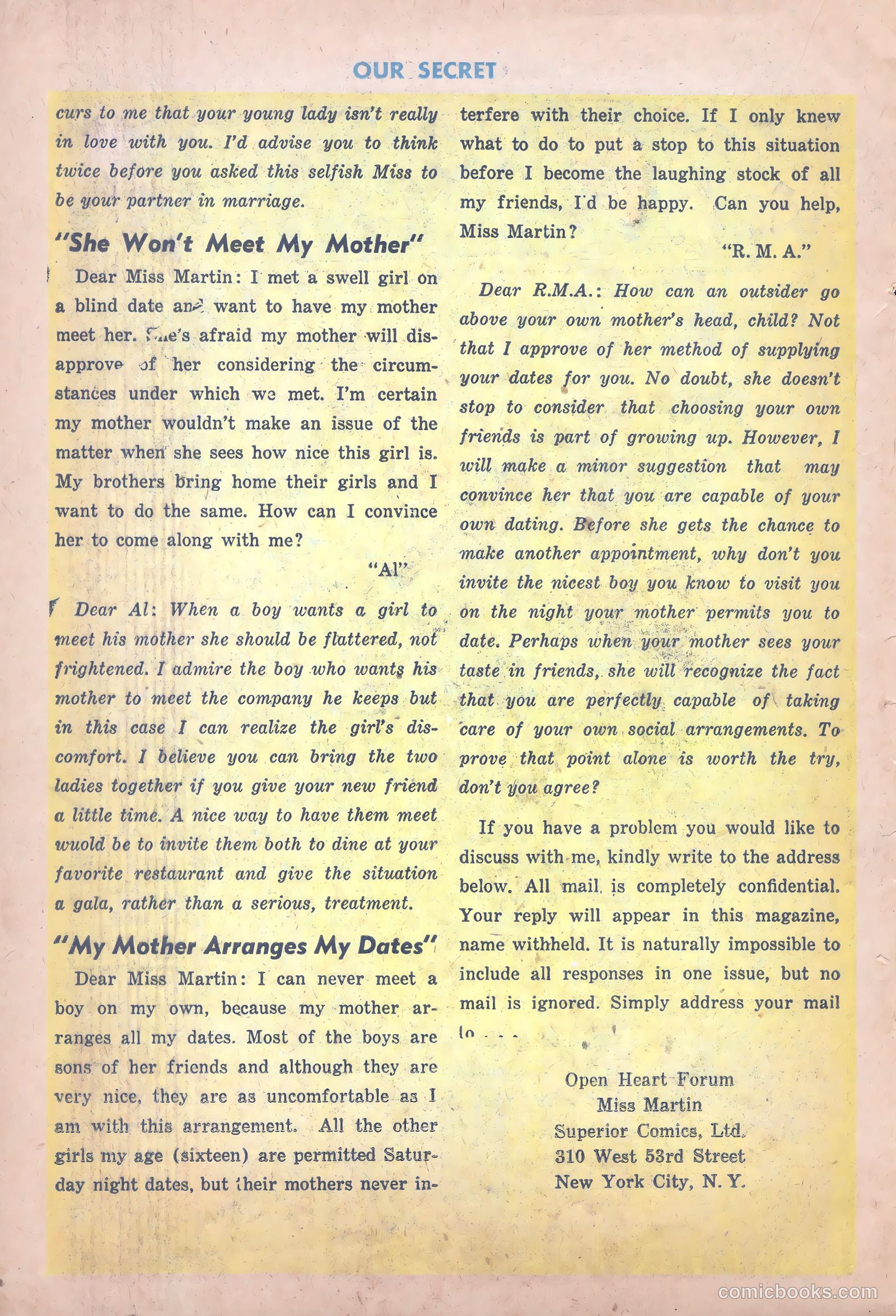 Our Secret #6 (1950) — page 18 of 36