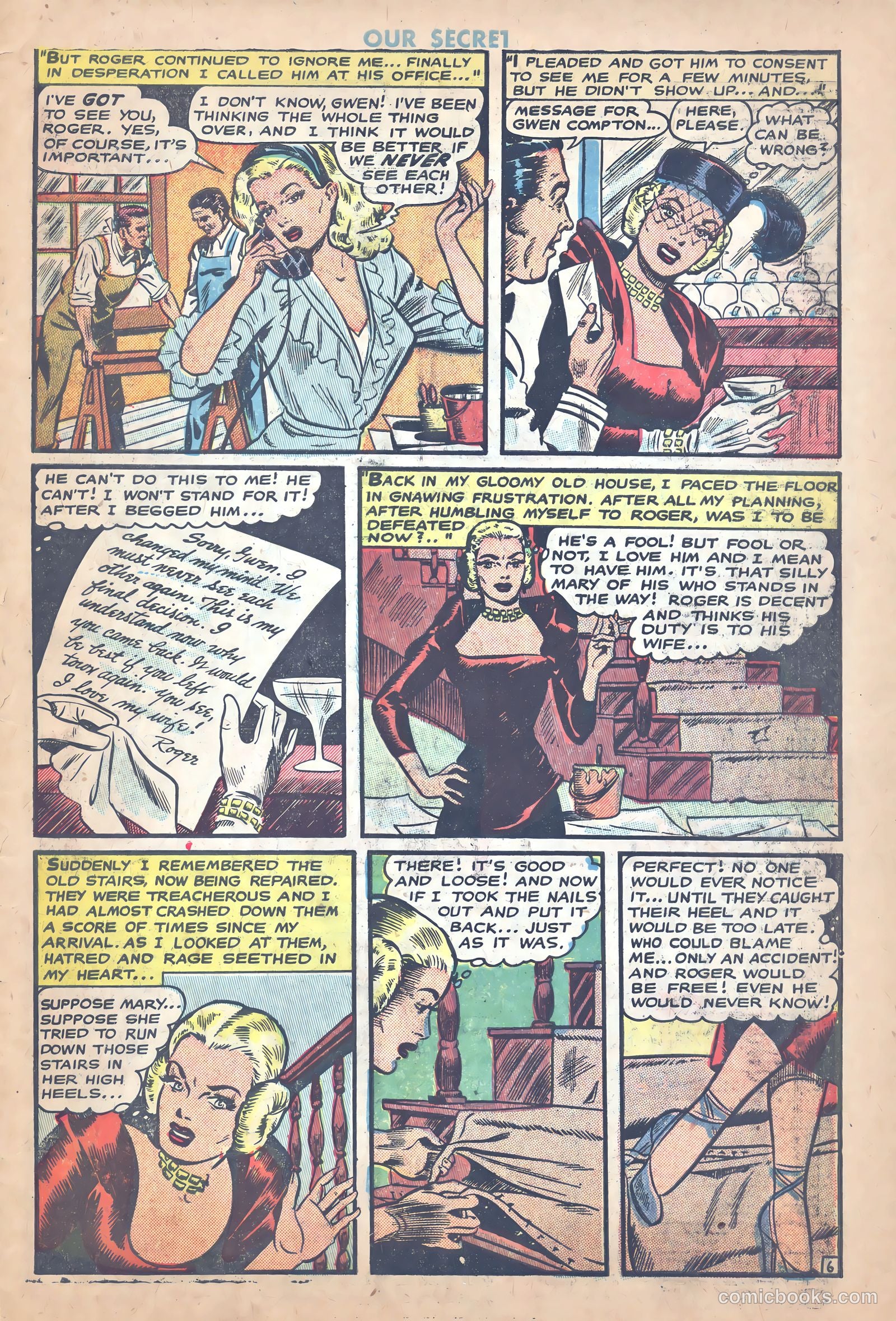 Our Secret #6 (1950) — page 31 of 36